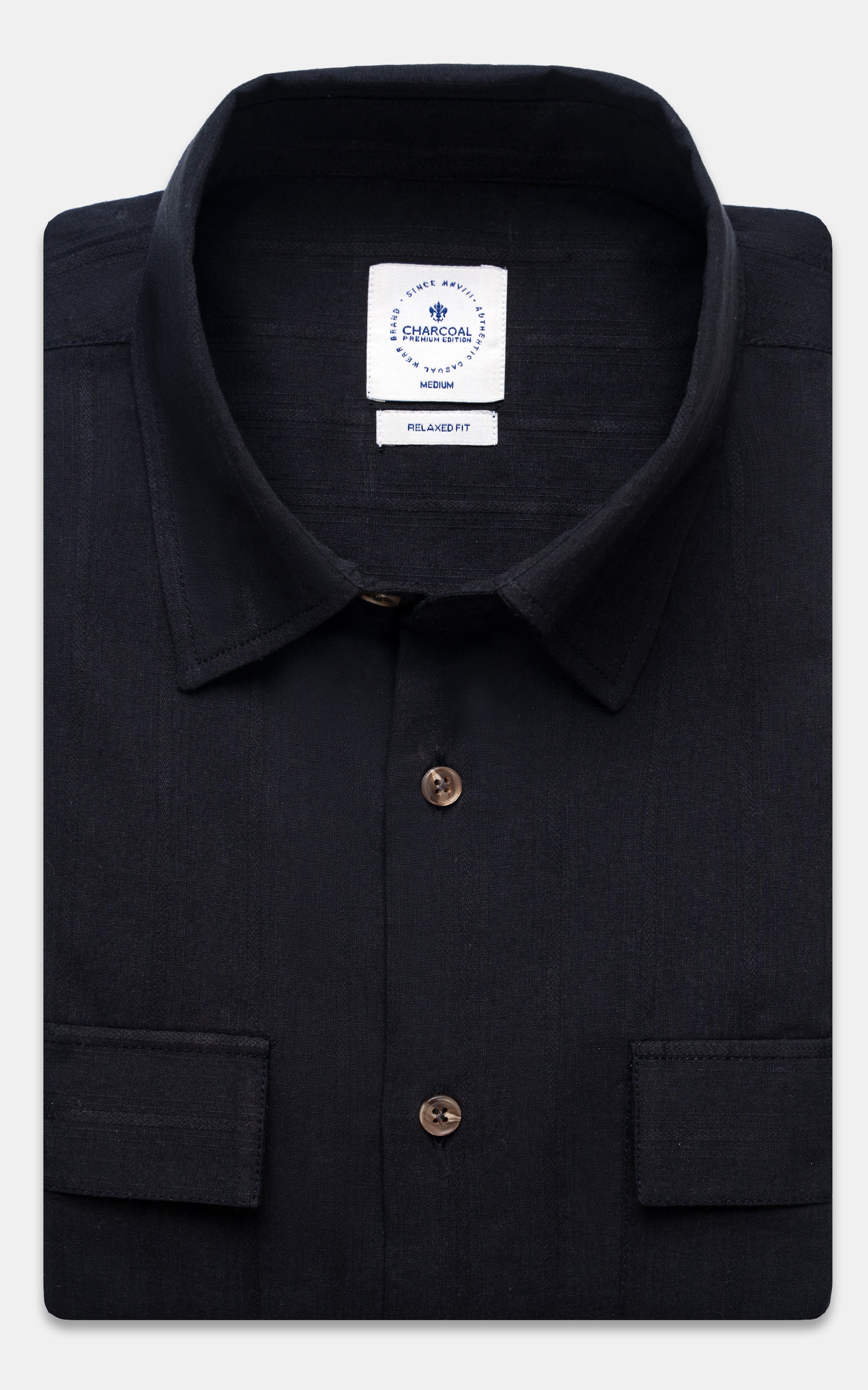 RELAXED SHIRT BLACK
