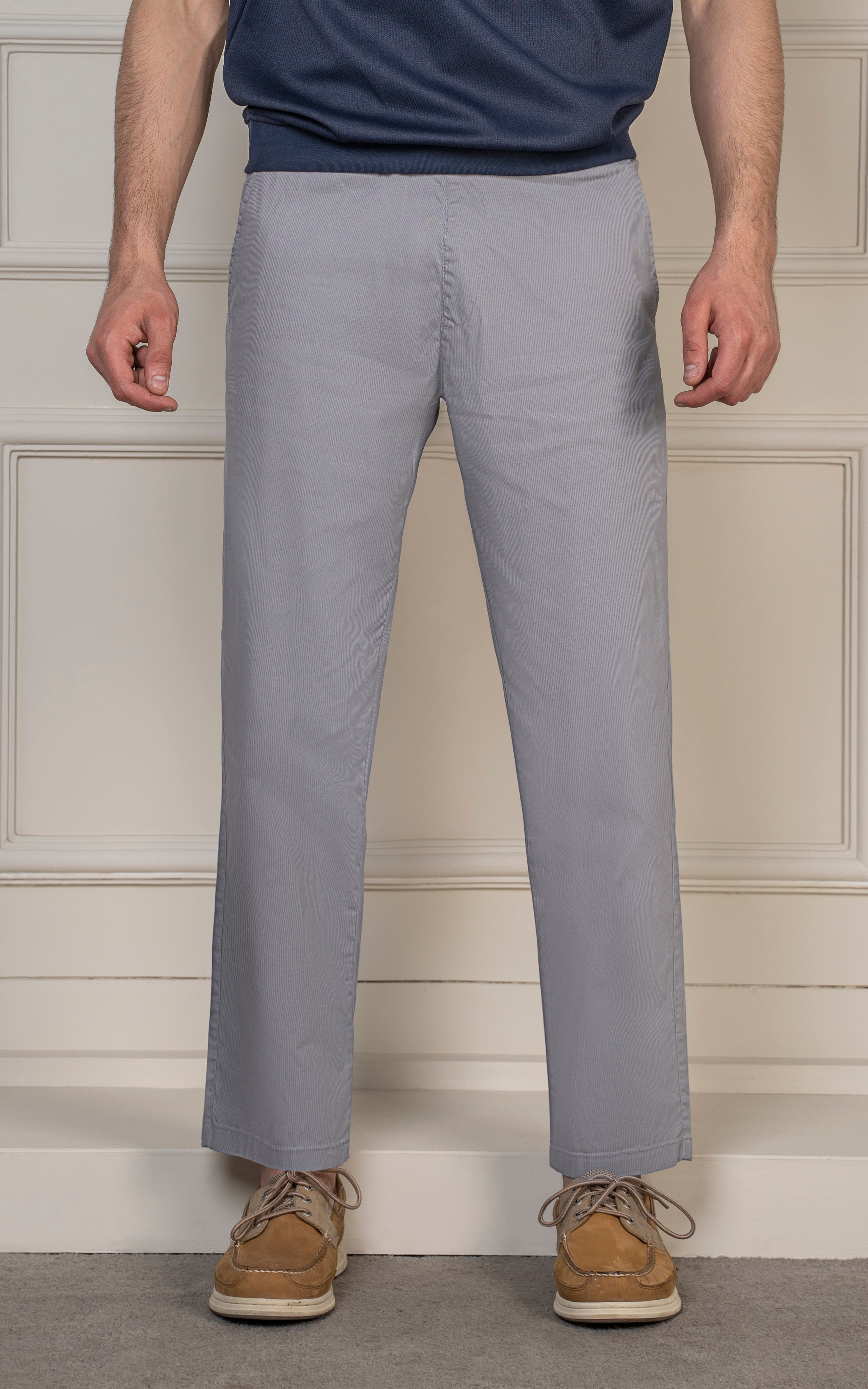 SMART FIT TEXTURED JOGGER TROUSER GREY