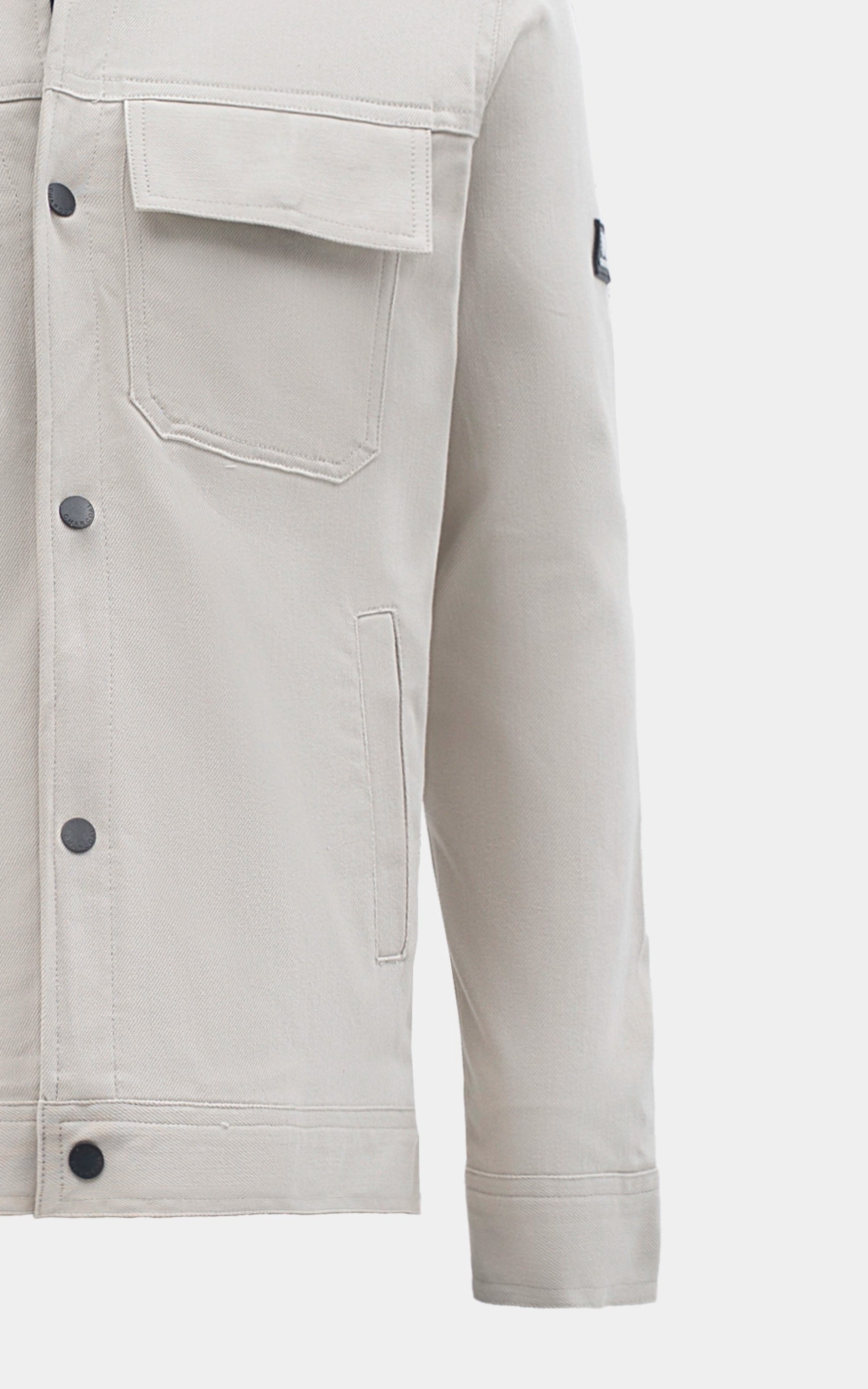 REGULAR FIT FULLSLEEVE CAUSAL JACKET BEIGE