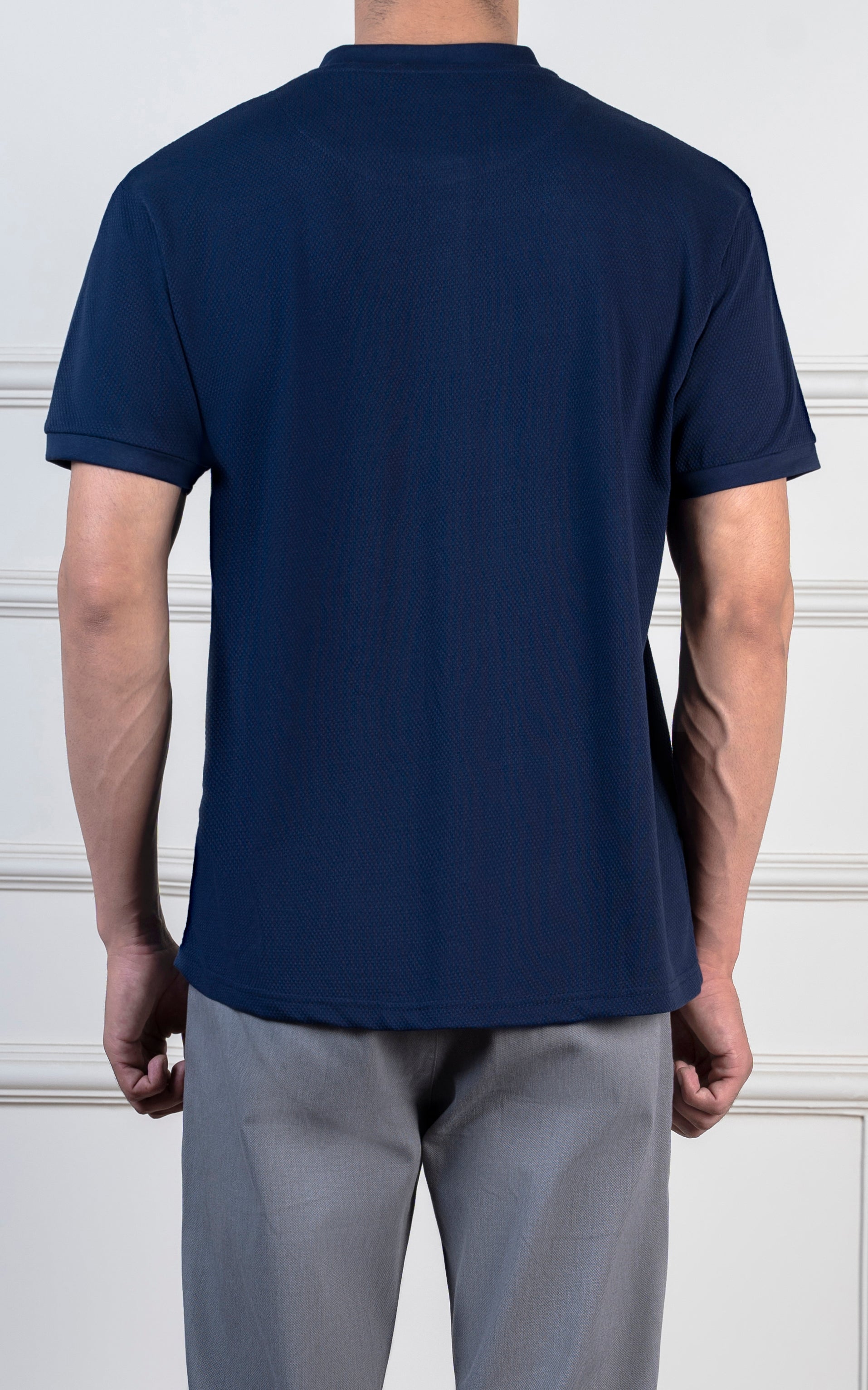 HENLEY SHIRT NAVY