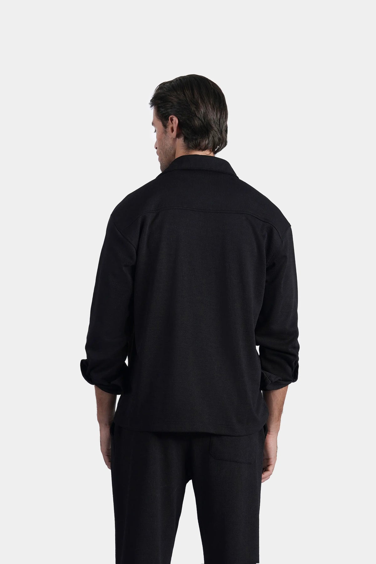 CASUAL SHIRT OVERSIZE FIT BLACK