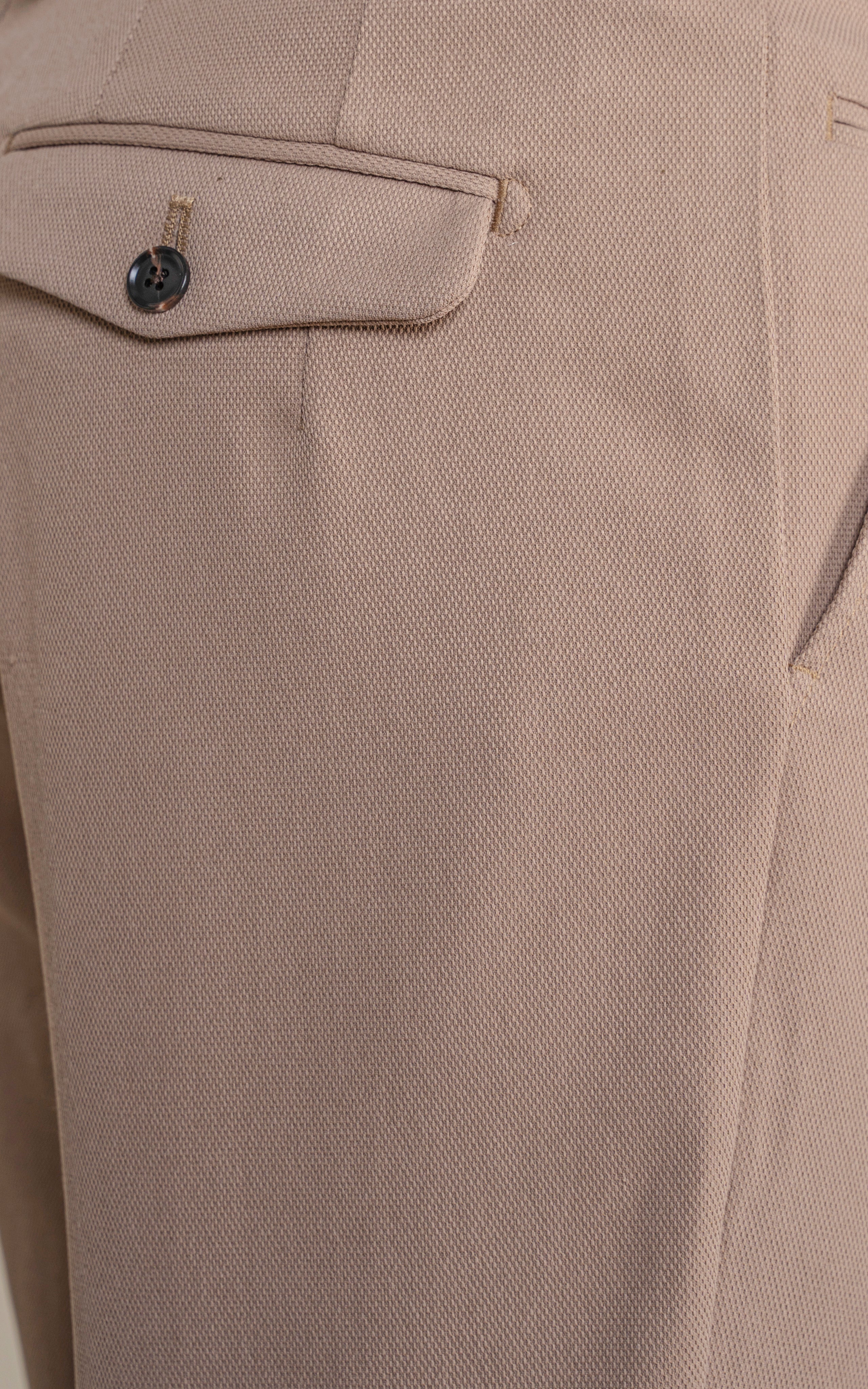 SMART FIT DOBBY PANT KHAKI