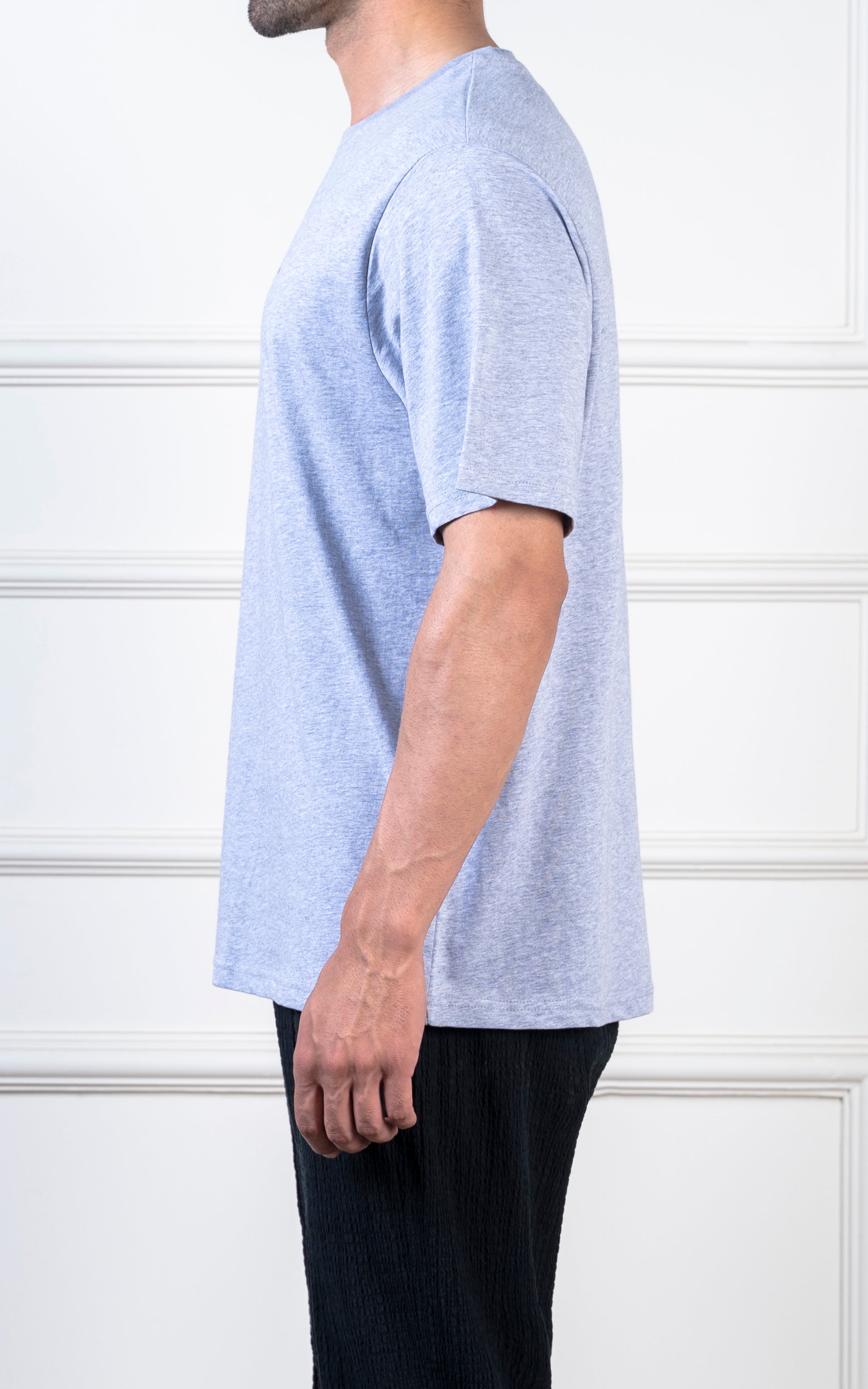 GRAPHIC T-SHIRT HEATHER GREY