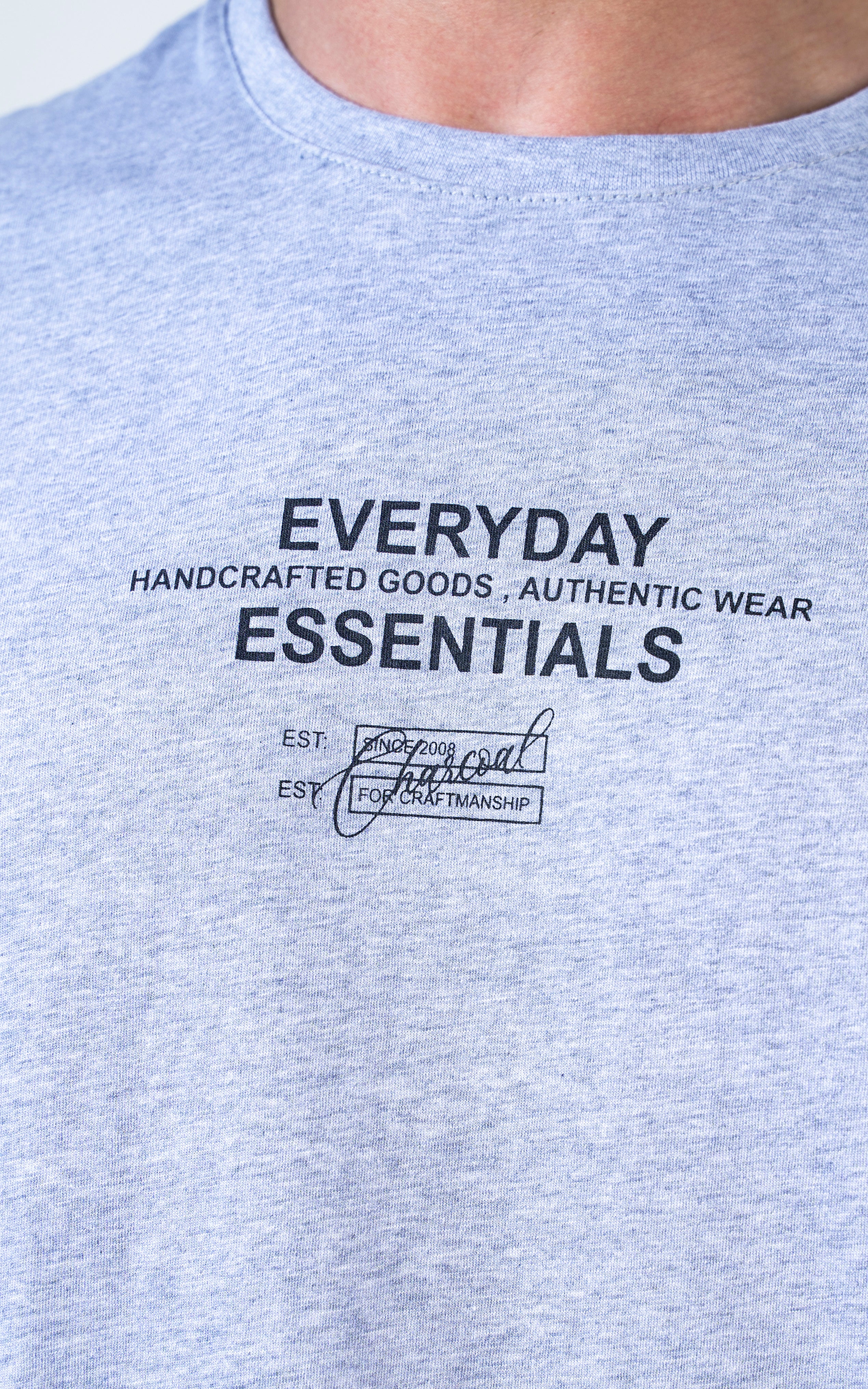 GRAPHIC T-SHIRT HEATHER GREY