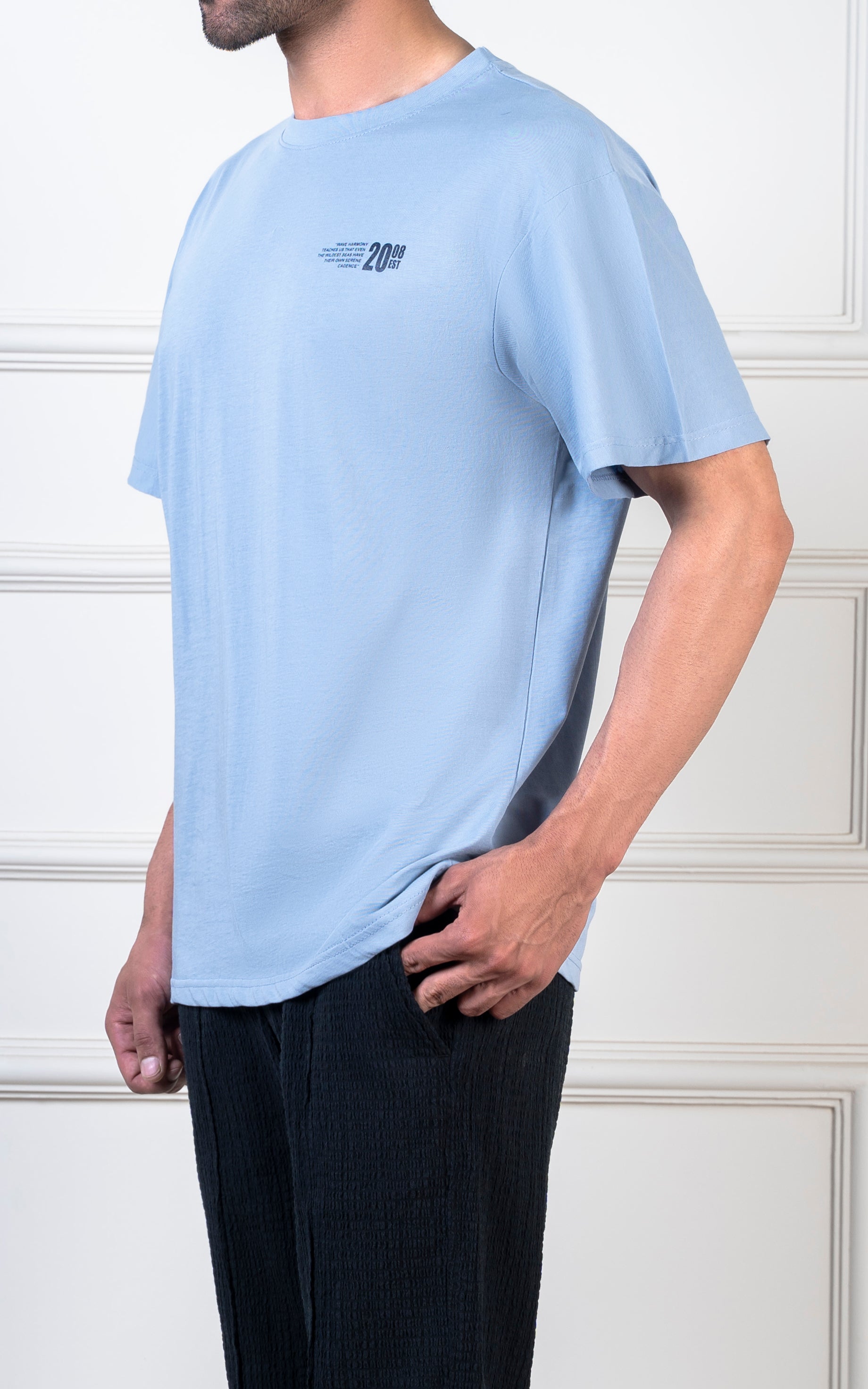 GRAPHIC T-SHIRT SKY BLUE