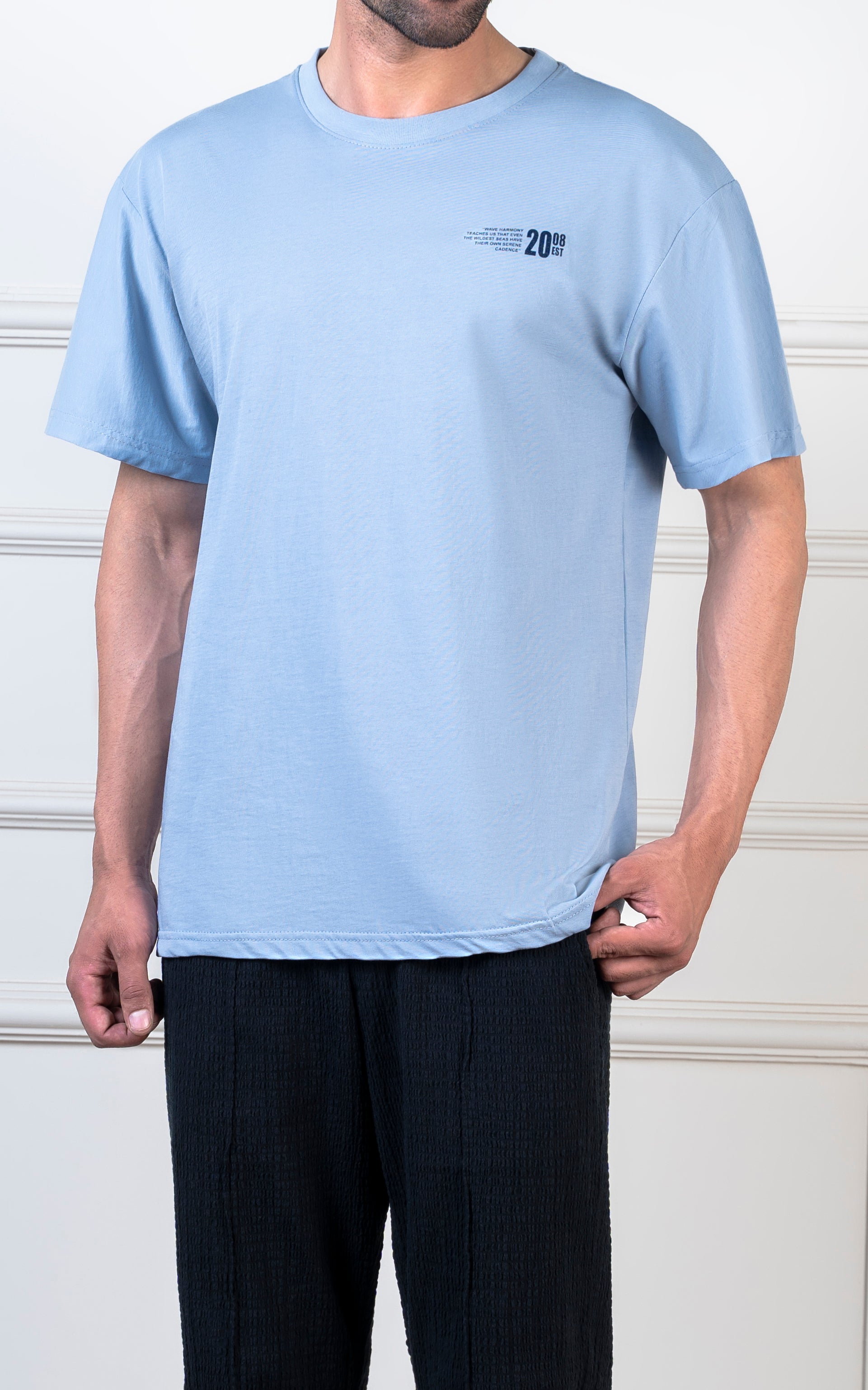 GRAPHIC T-SHIRT SKY BLUE