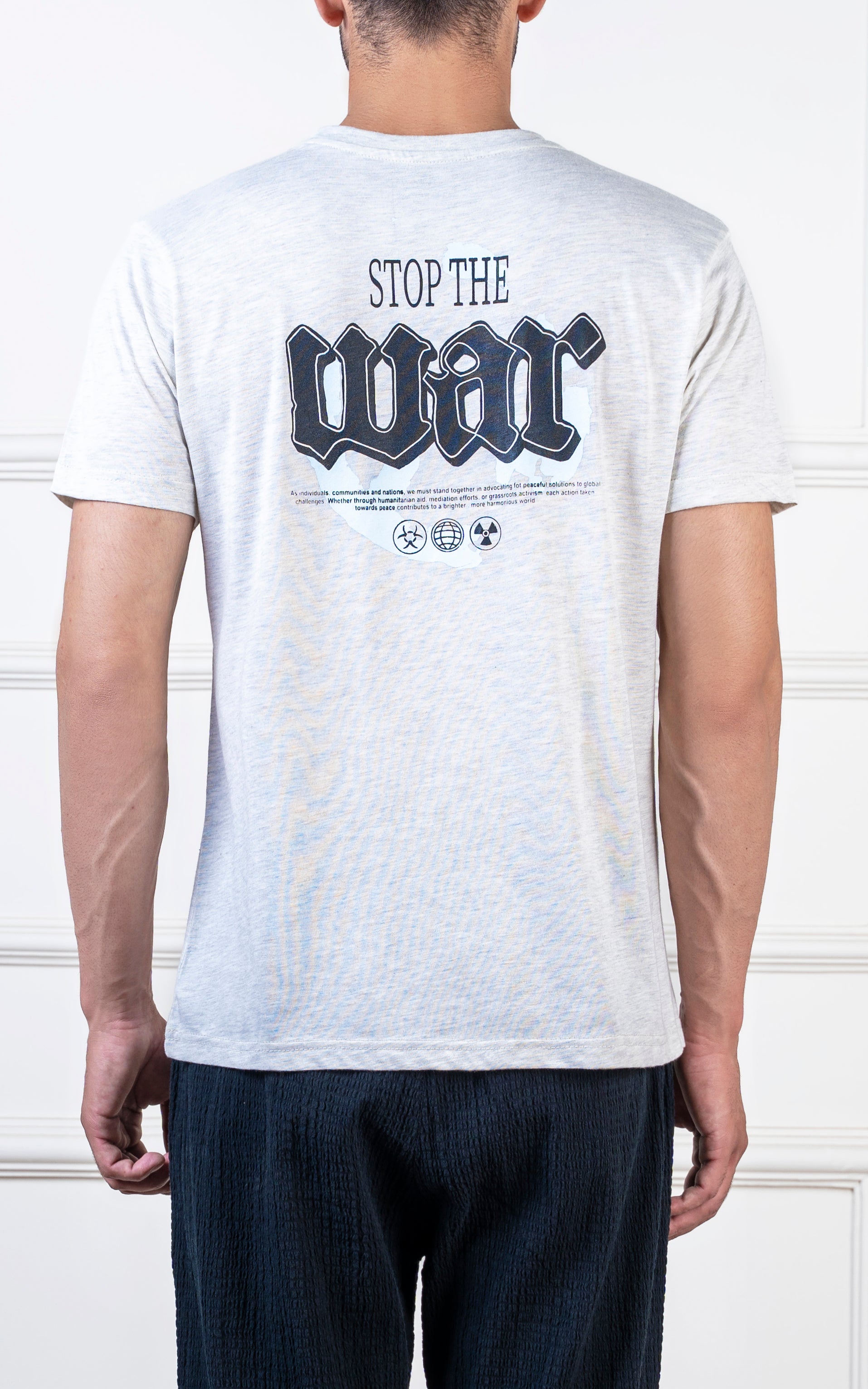 GRAPHIC T-SHIRT OATMEAL