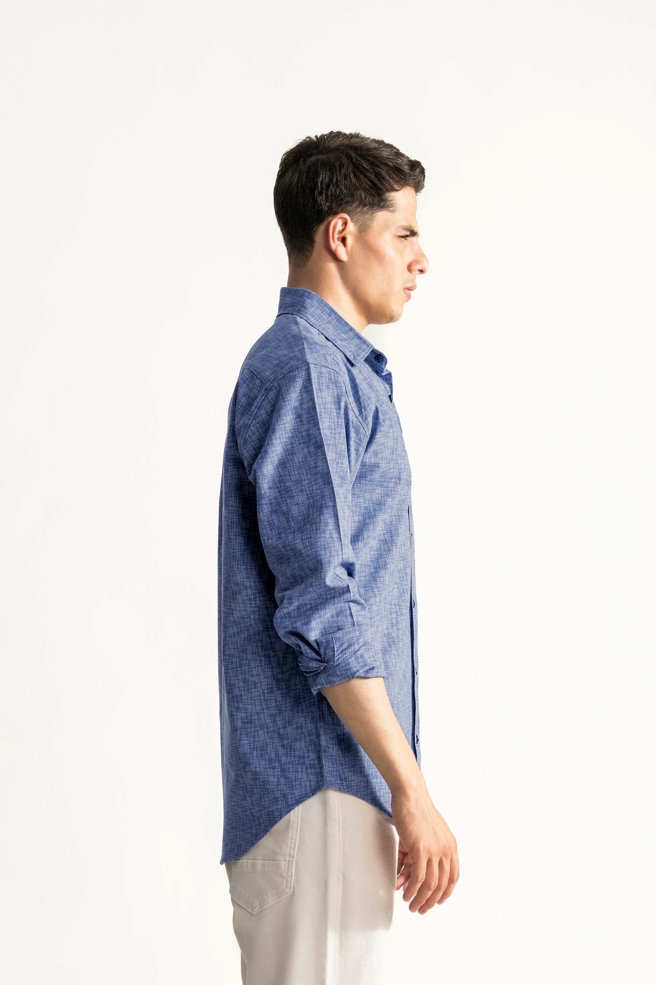 CASUAL SHIRT REGULAR FIT BLUE
