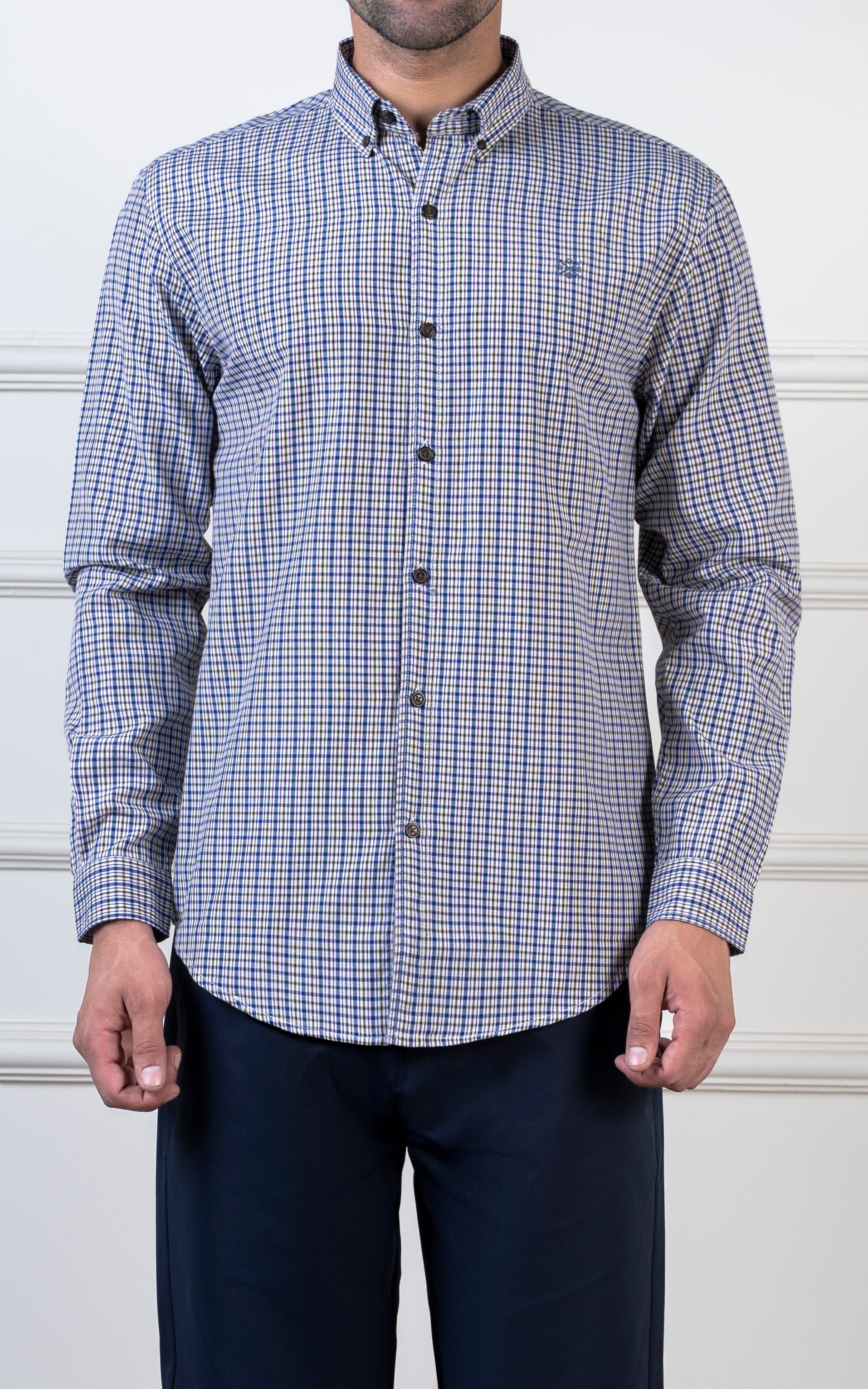 CHECKED CASUAL SHIRT YELLOW CHECK