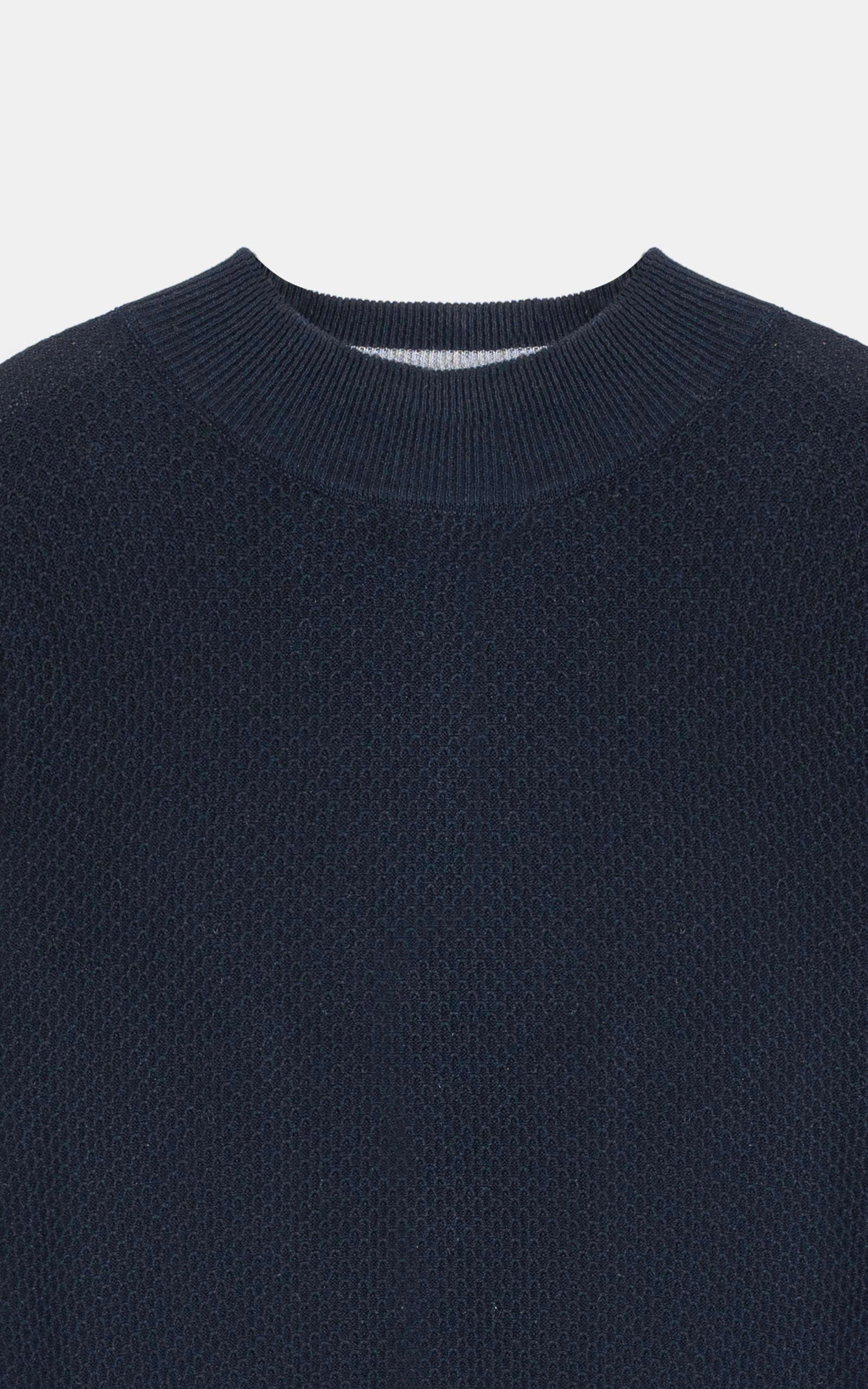 Classic Mock Neck Sweater Black