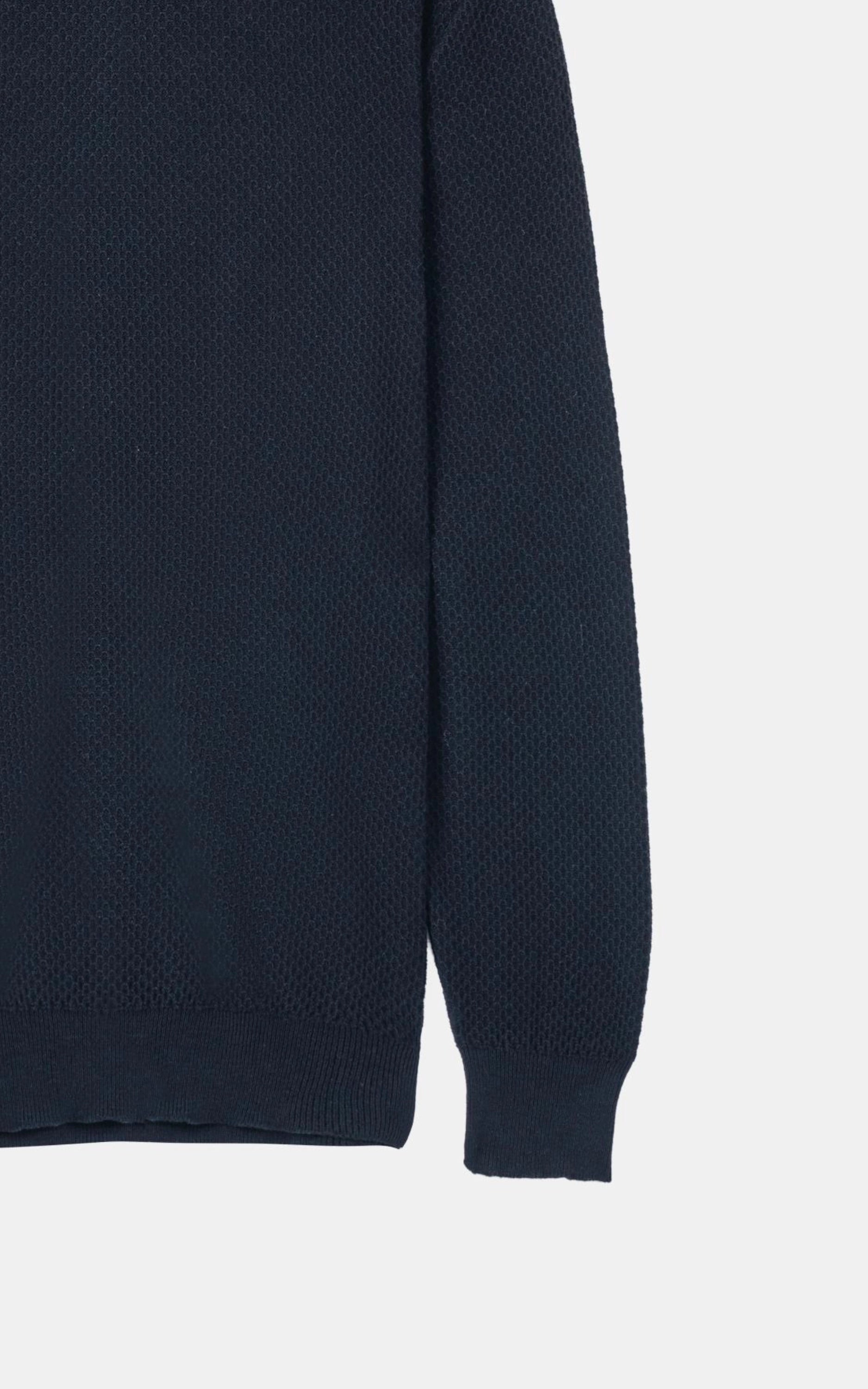 Classic Mock Neck Sweater Black