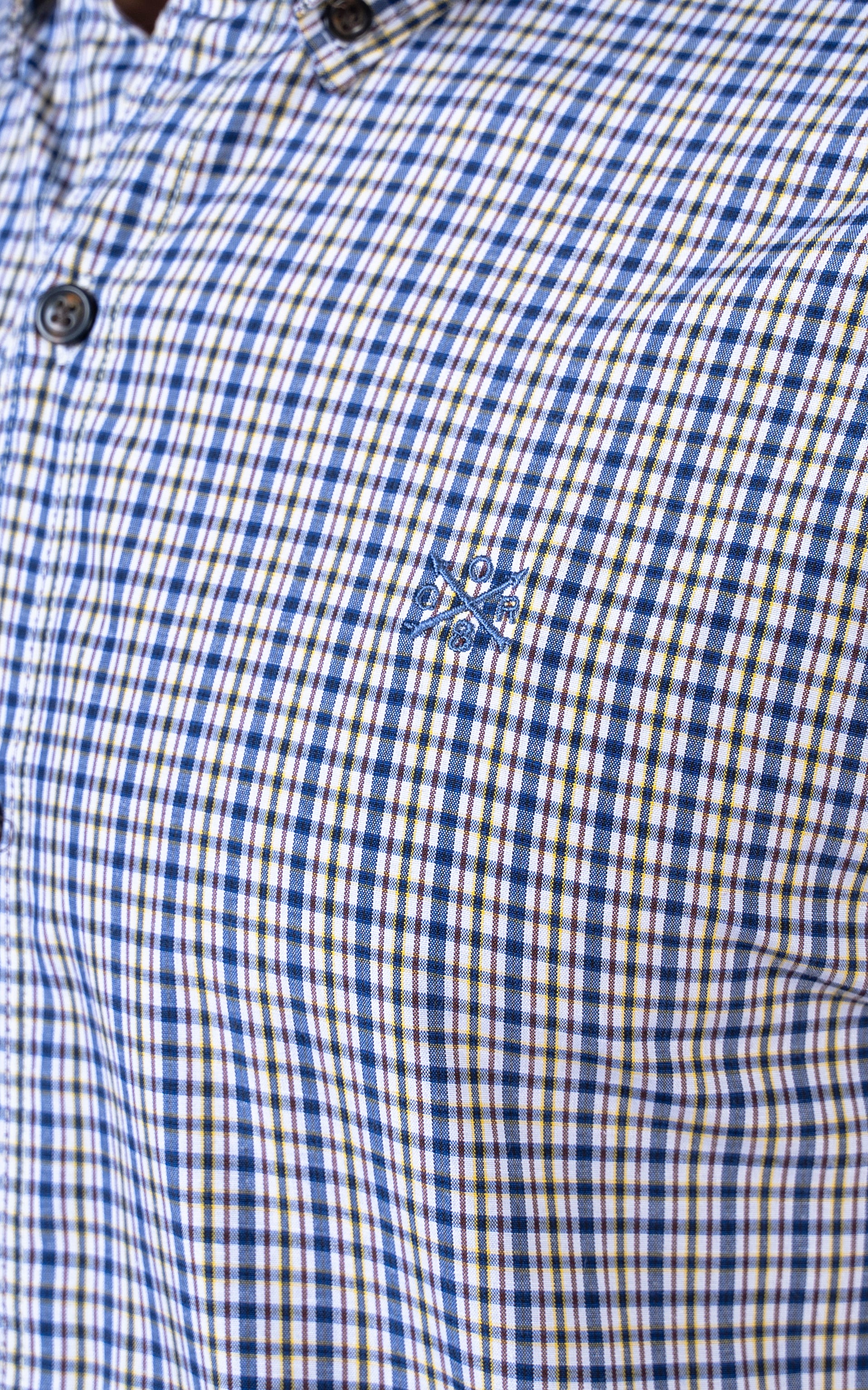 CHECKED CASUAL SHIRT YELLOW CHECK