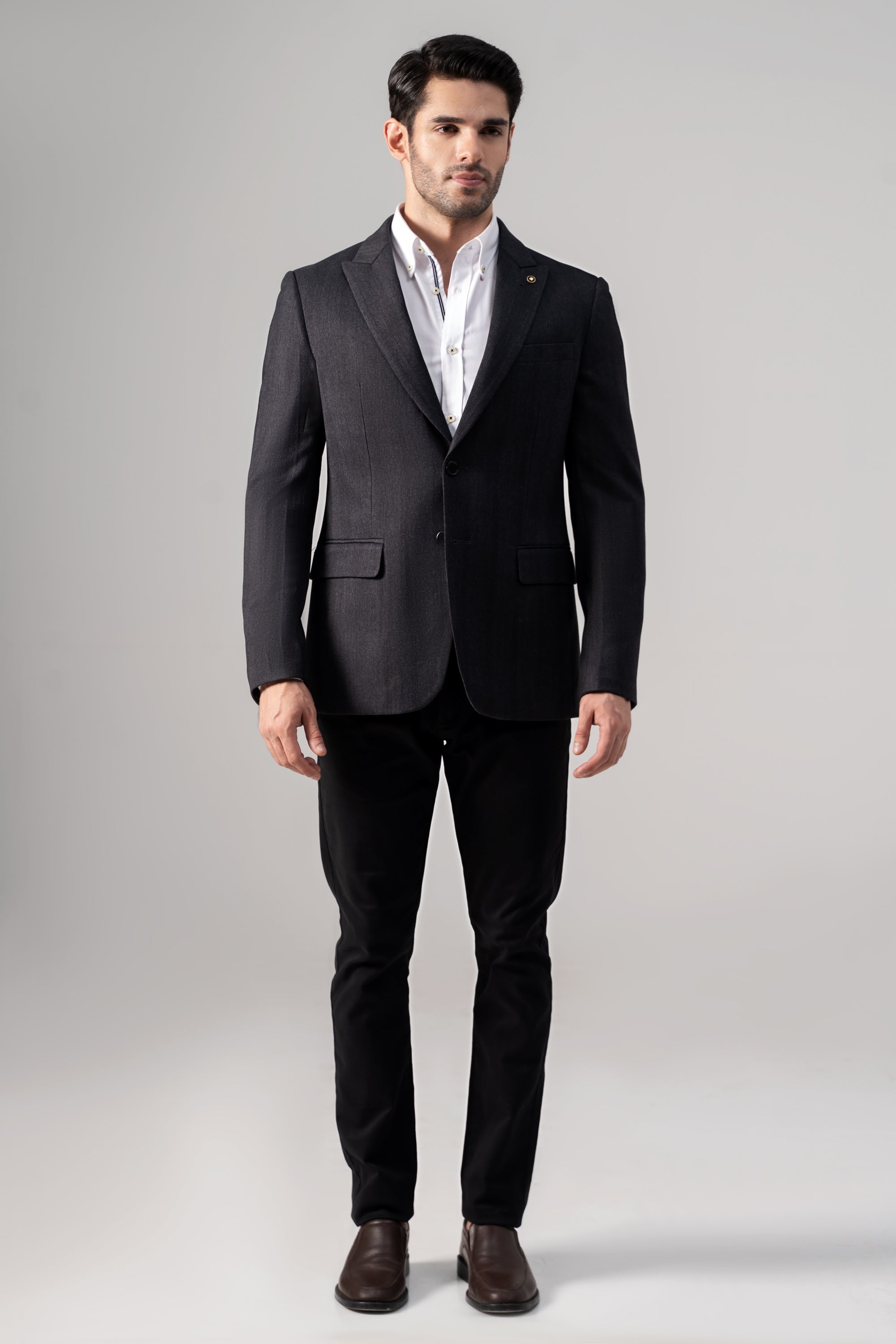 CASUAL COAT CHARCOAL