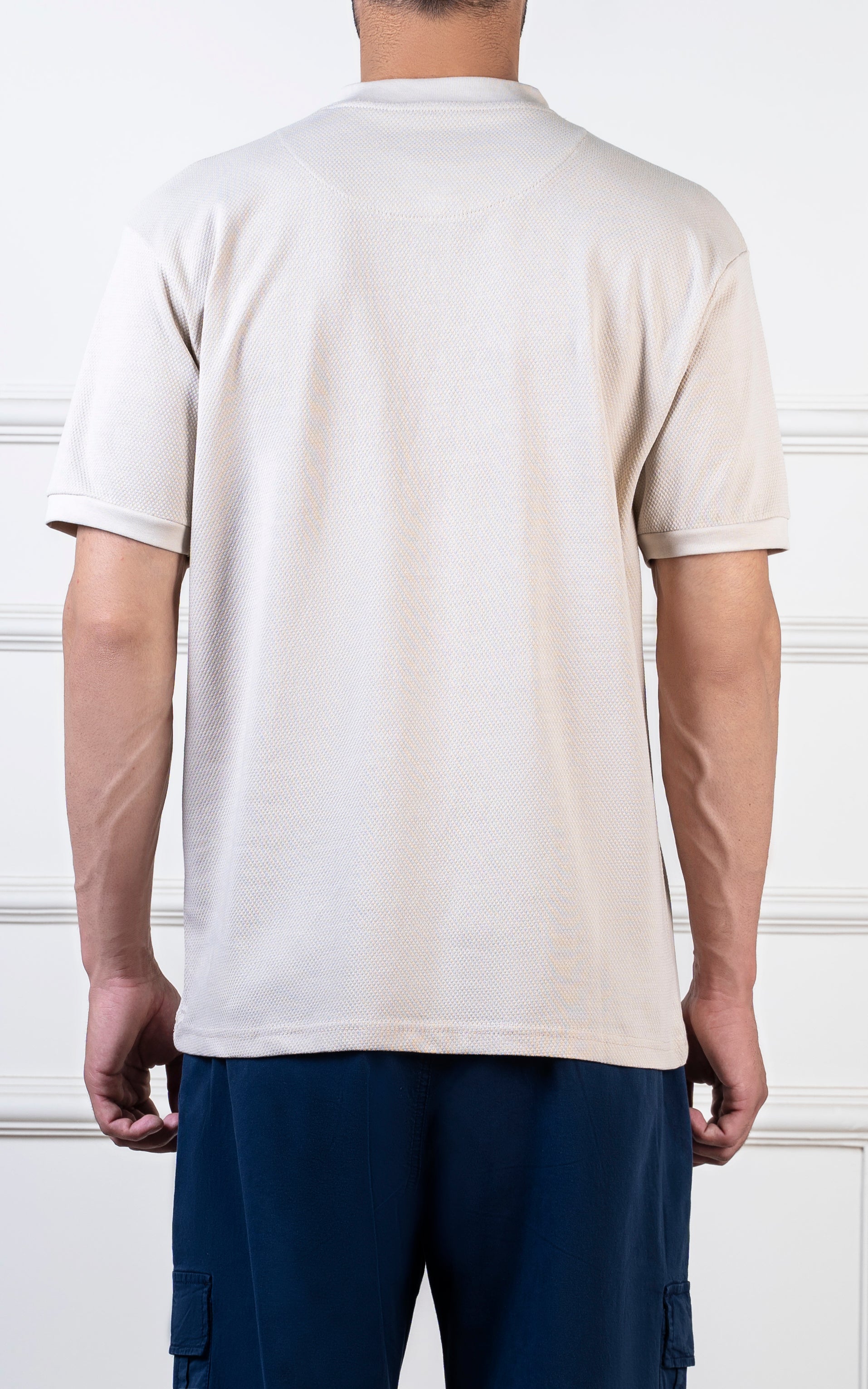 HENLEY SHIRT BEIGE