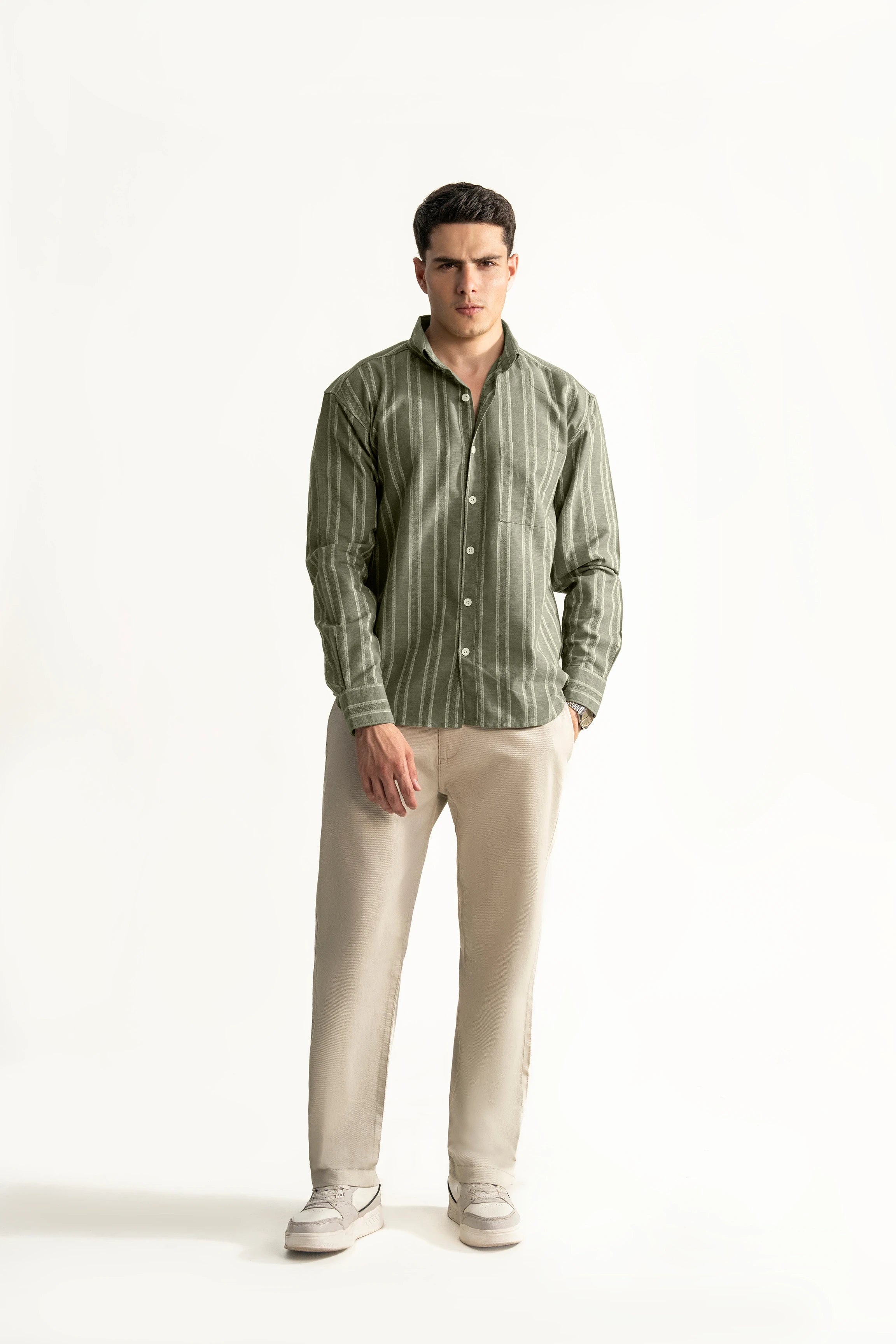 CASUAL SHIRT GREEN