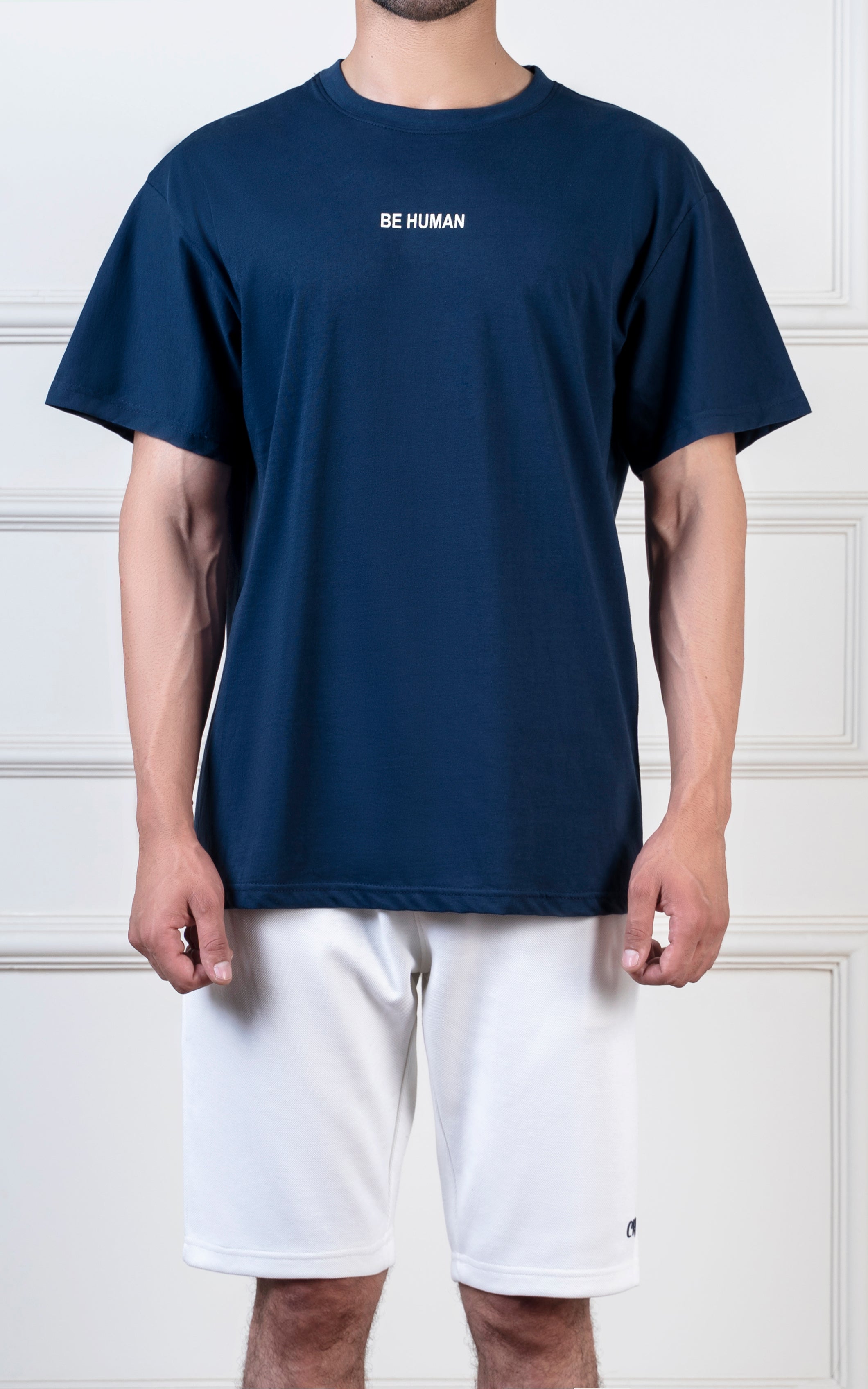 GRAPHIC T-SHIRT TAN BLUE