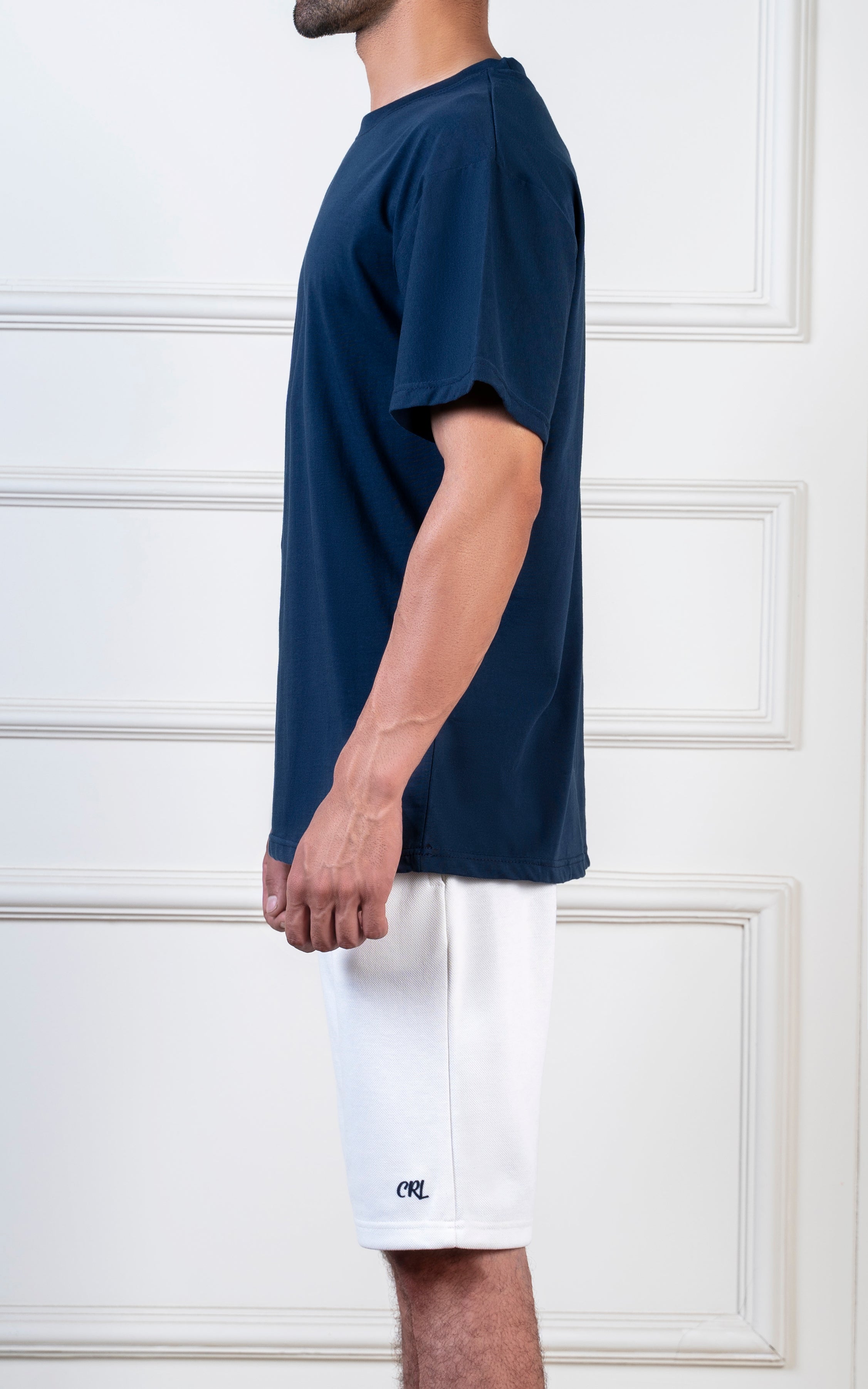 GRAPHIC T-SHIRT TAN BLUE