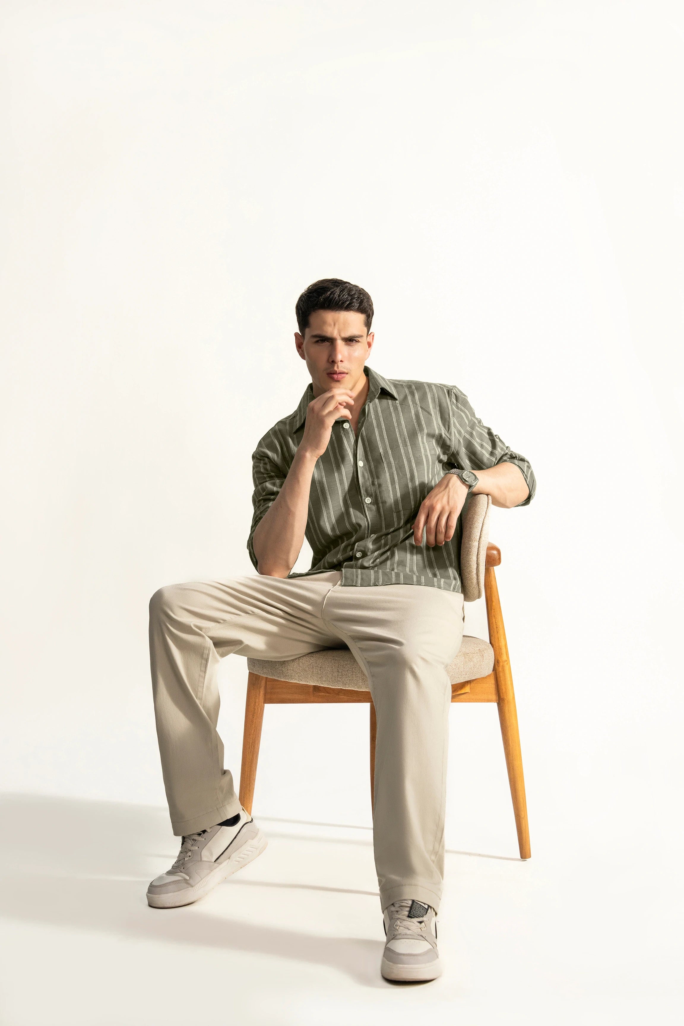 CASUAL SHIRT GREEN
