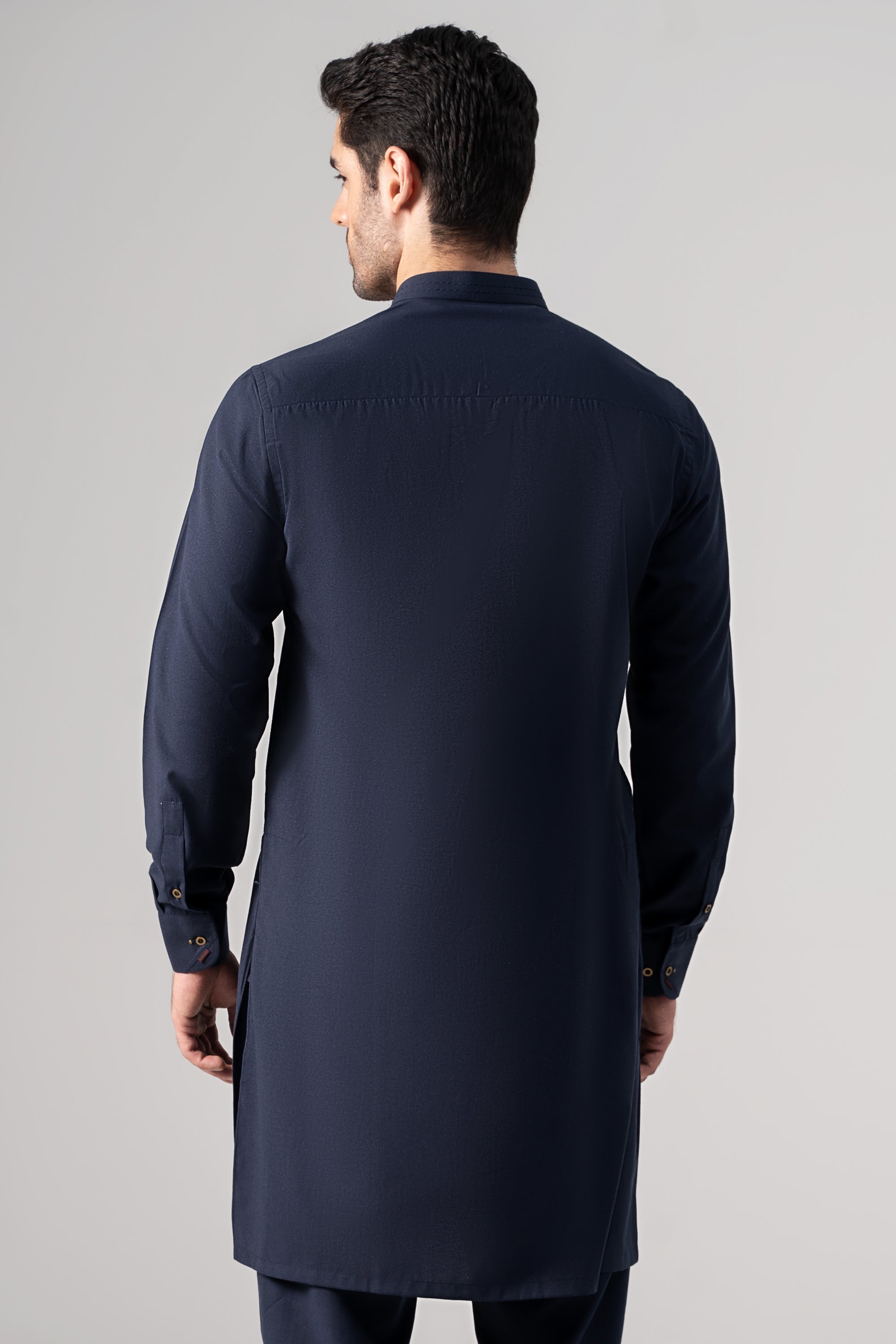 KARANDI KURTA PAJAMA -SIGNATURE COLLECTION NAVY