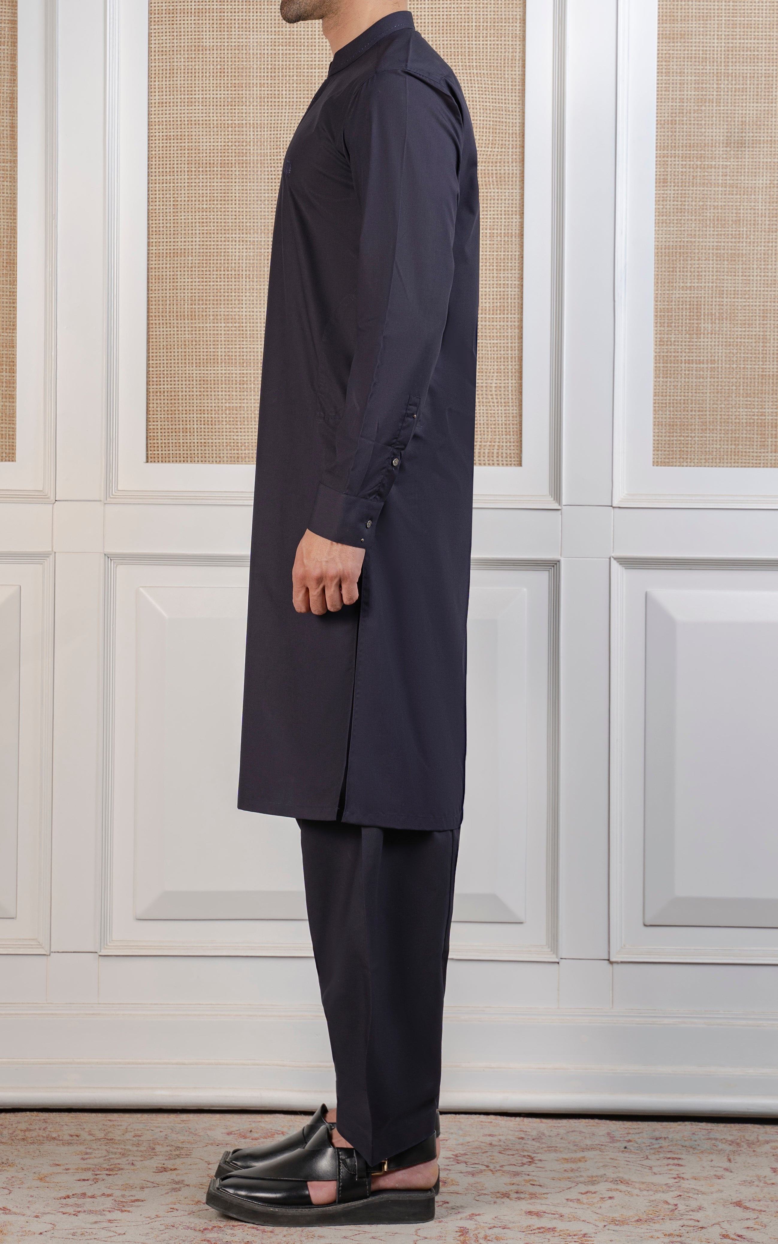 BLENDED KAMEEZ SHALWAR - SIGNATURE COLLECTION NAVY