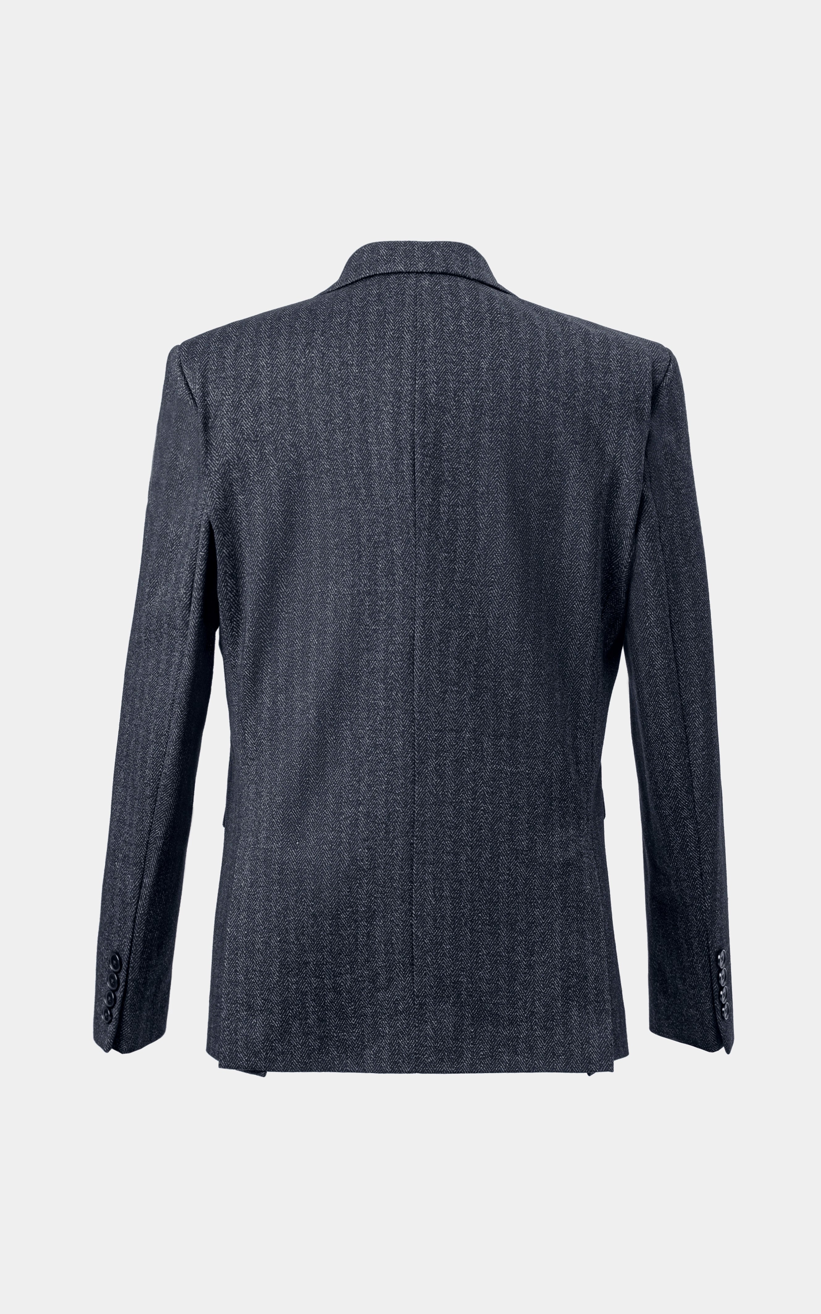Self Lining Casual Coat Black