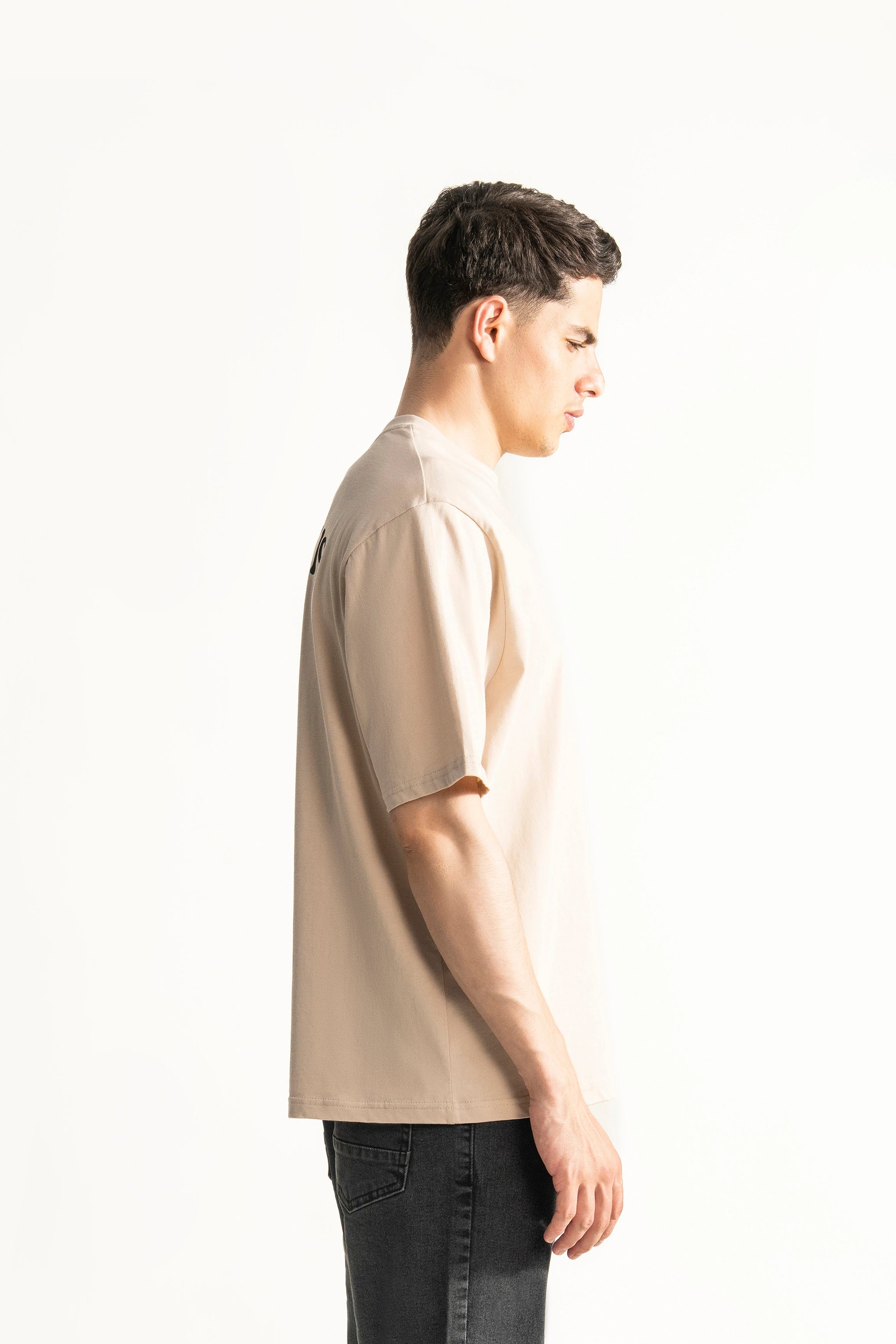 GRAPHIC T SHIRT BEIGE