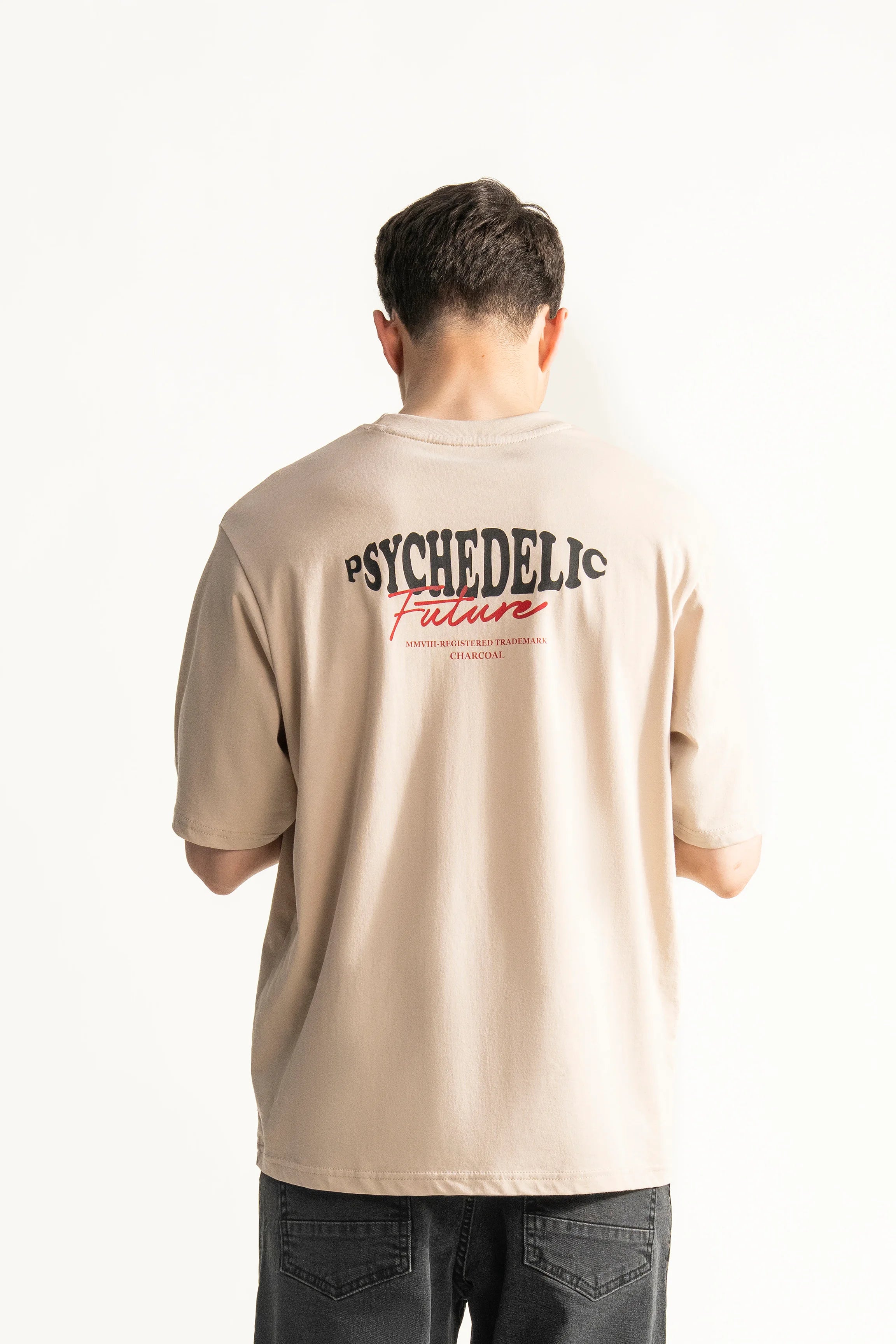 GRAPHIC T SHIRT BEIGE