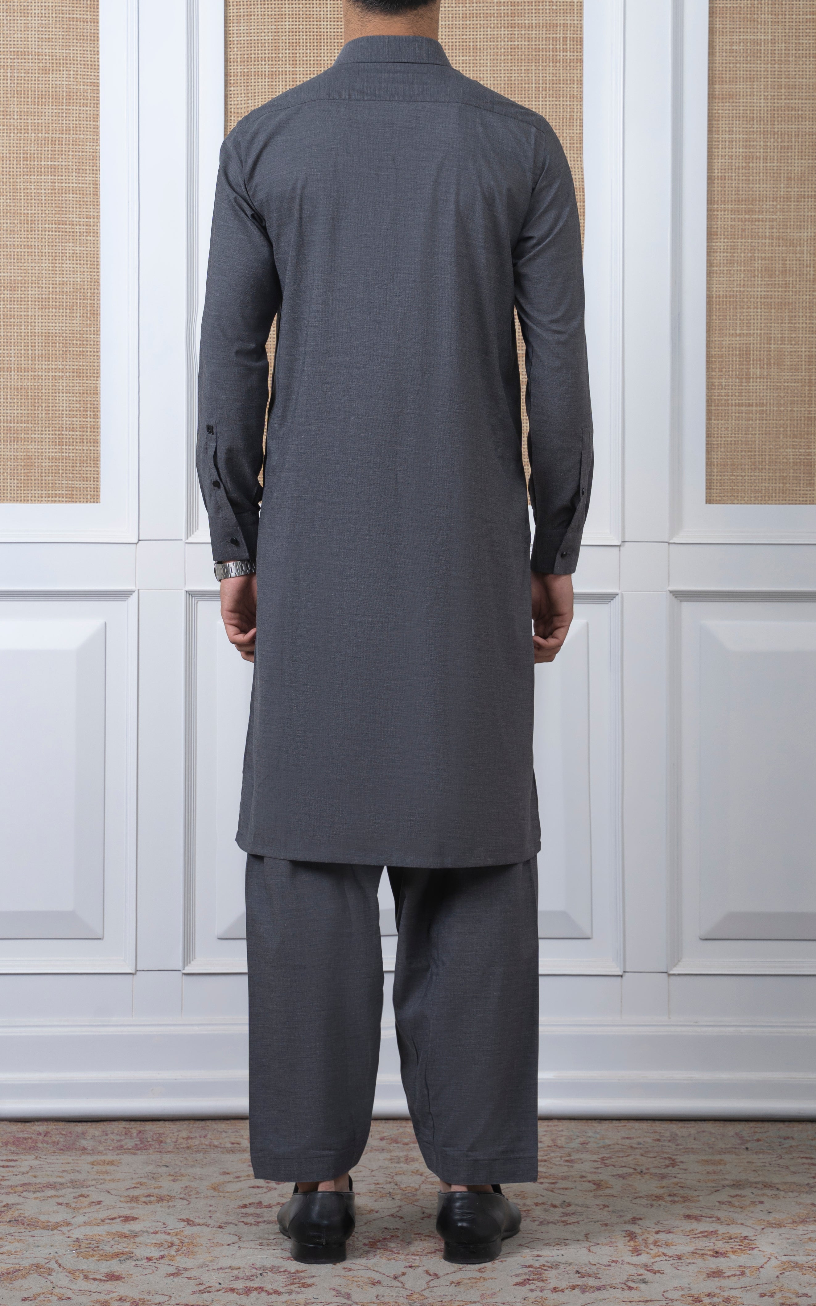 BLENDED KAMEEZ SHALWAR -  PREMIUM COLLECTION GREY