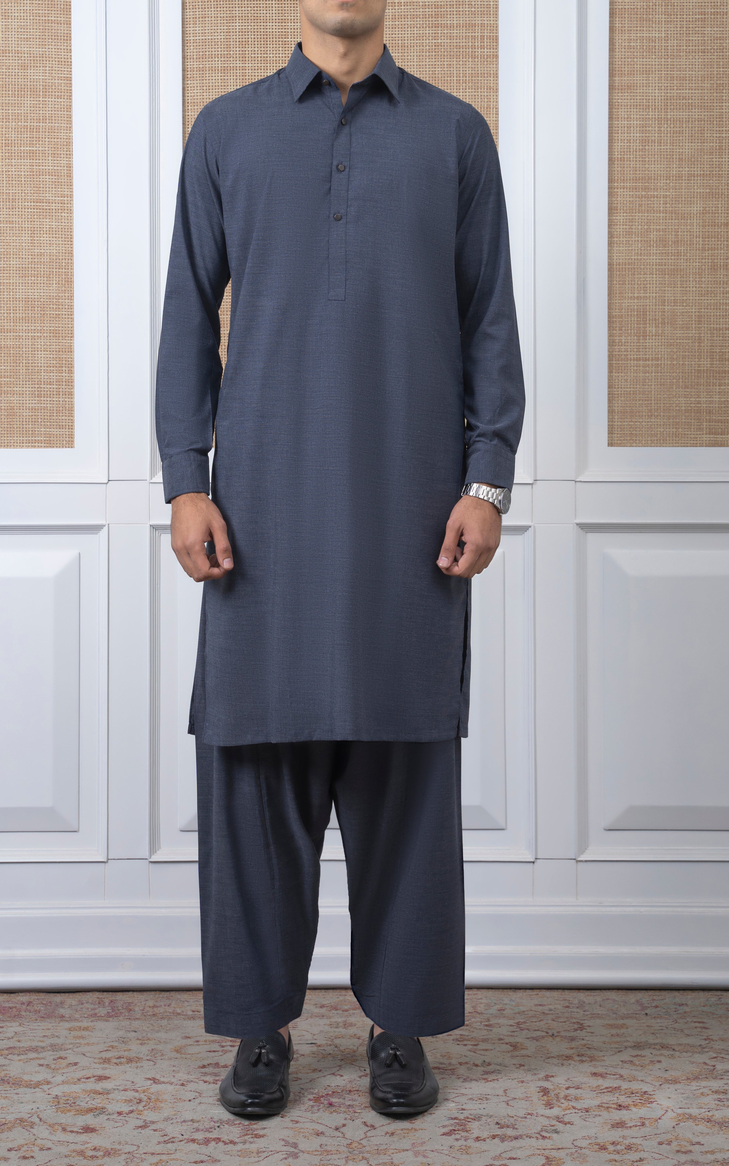 BLENDED KAMEEZ SHALWAR -  PREMIUM COLLECTION BLUE