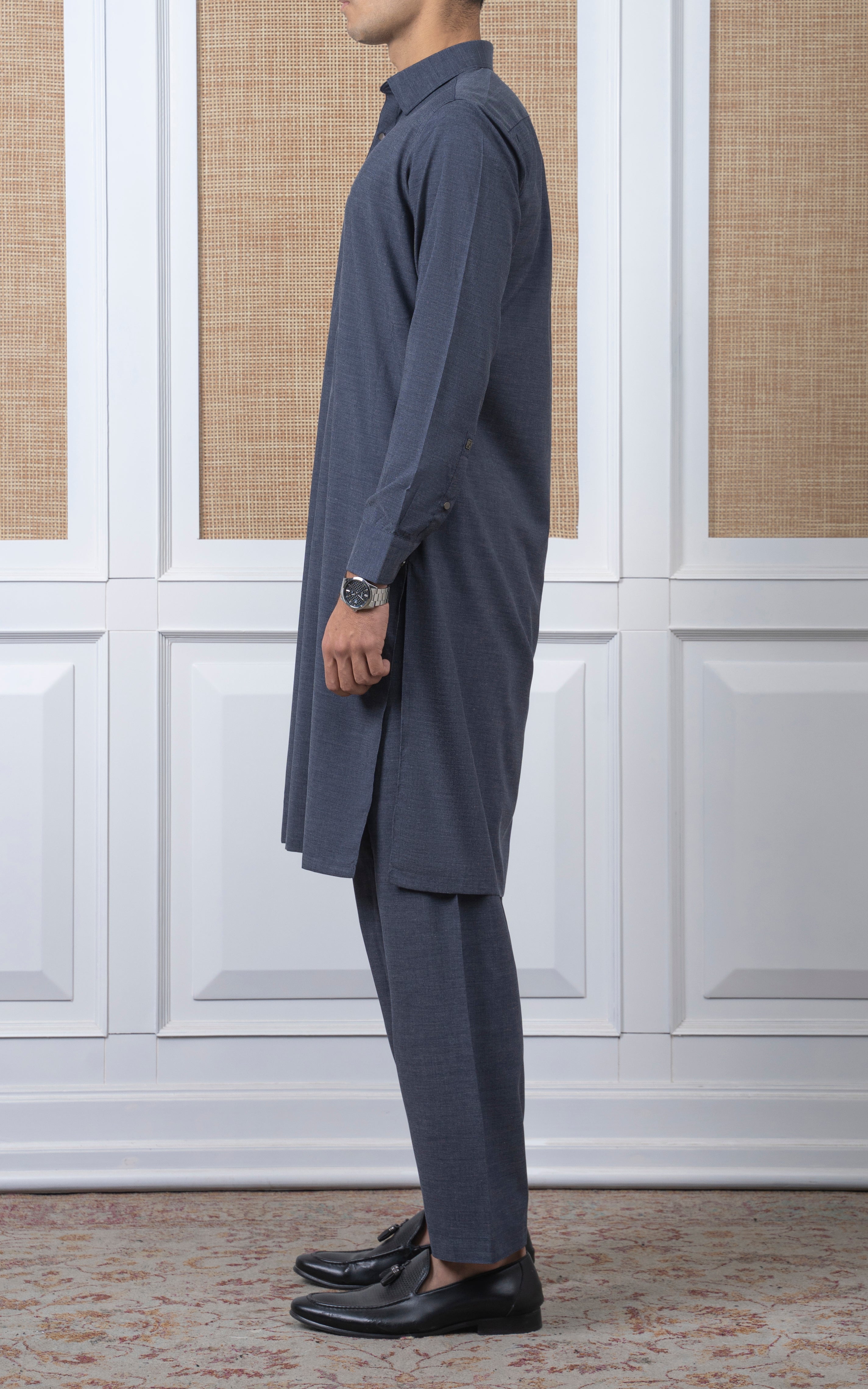 BLENDED KAMEEZ SHALWAR -  PREMIUM COLLECTION BLUE