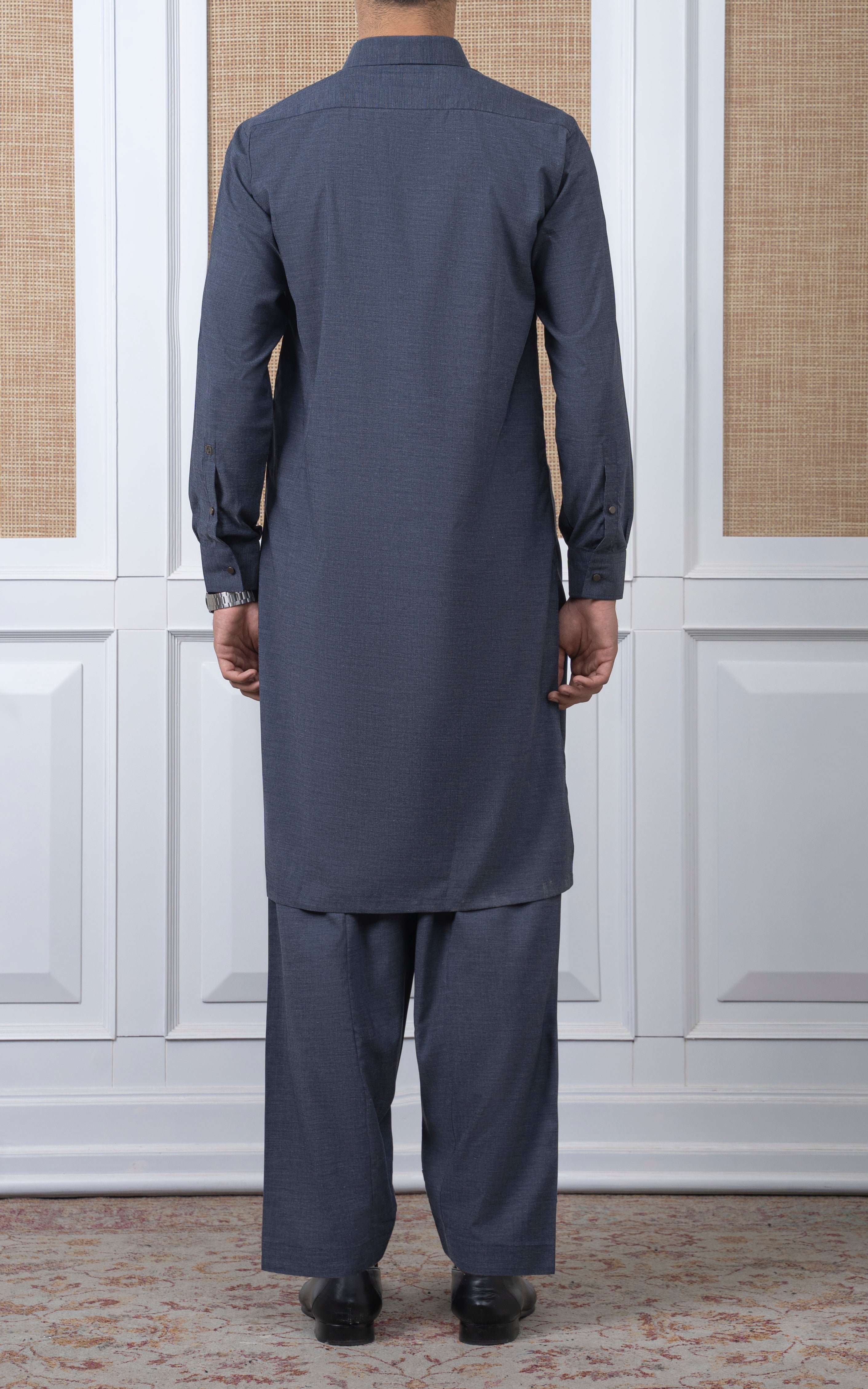 BLENDED KAMEEZ SHALWAR -  PREMIUM COLLECTION BLUE