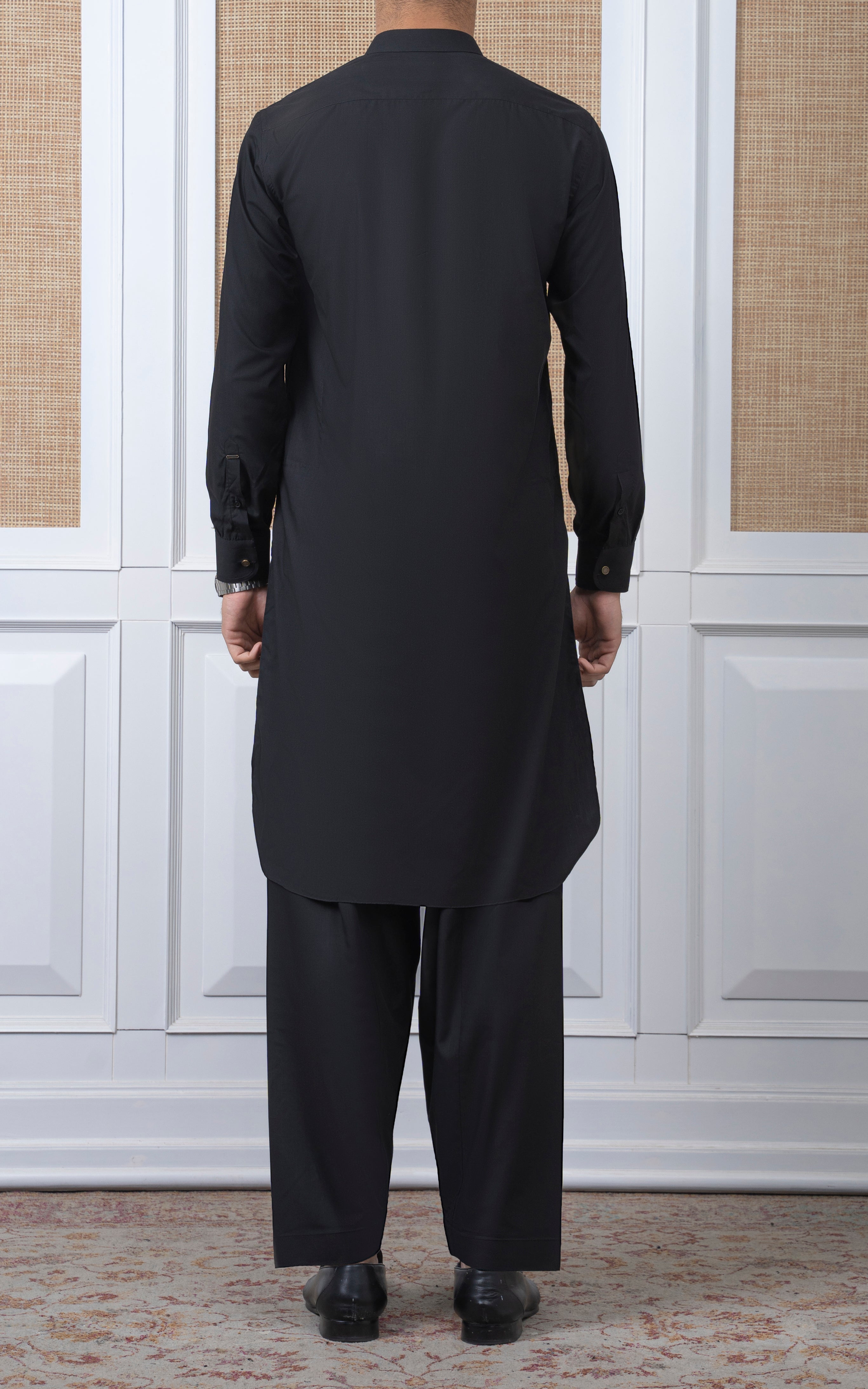 BLENDED KAMEEZ SHALWAR -SIGNATURE COLLECTION BLACK