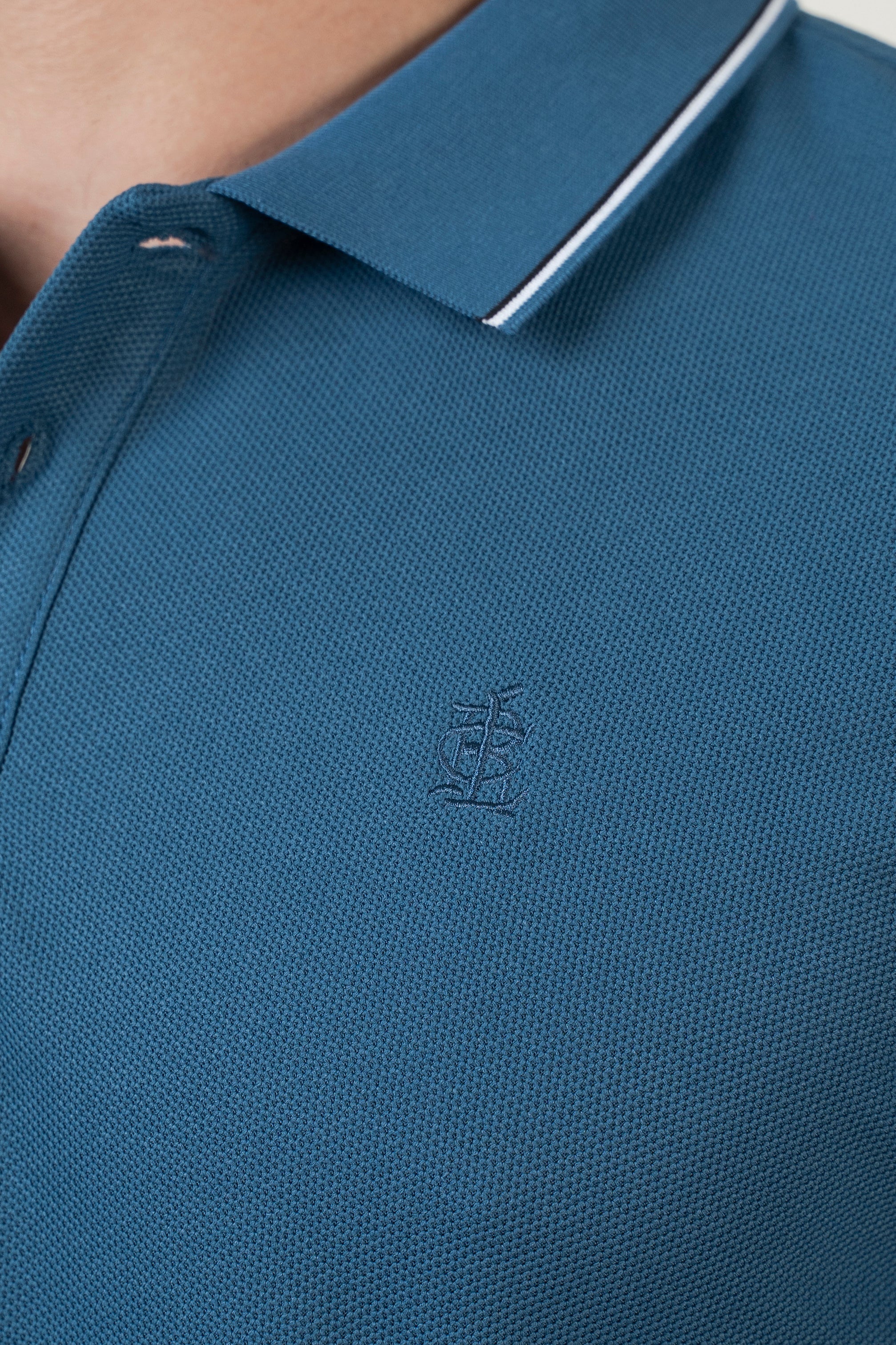 CLASSIC TIPPING POLO ZINC
