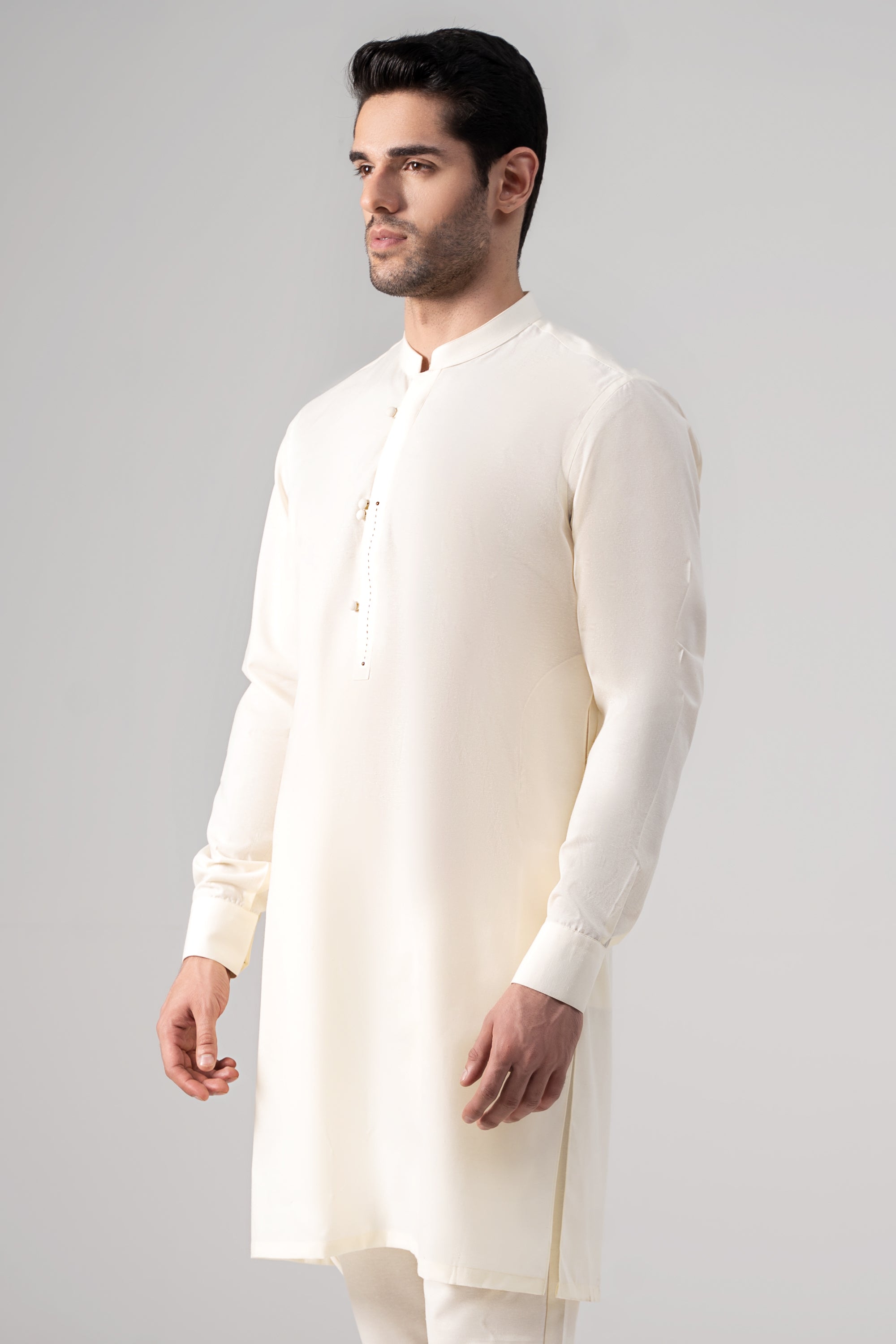 Karandi Kurta Pajama - SIGNATURE COLLECTION OFF WHITE