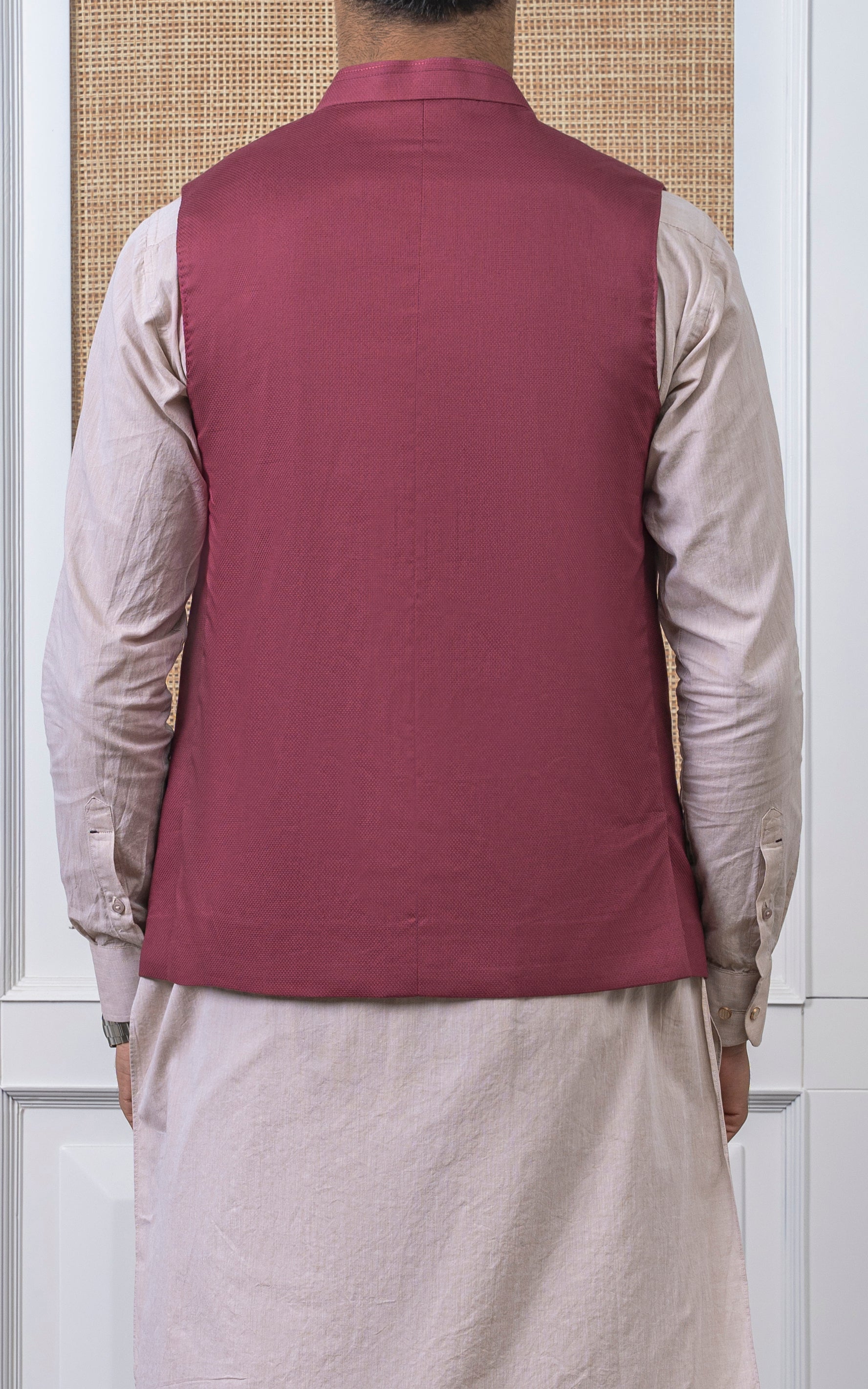 DOBBY TEXTURED W/C - PREMIUM COLLECTION  CORAL