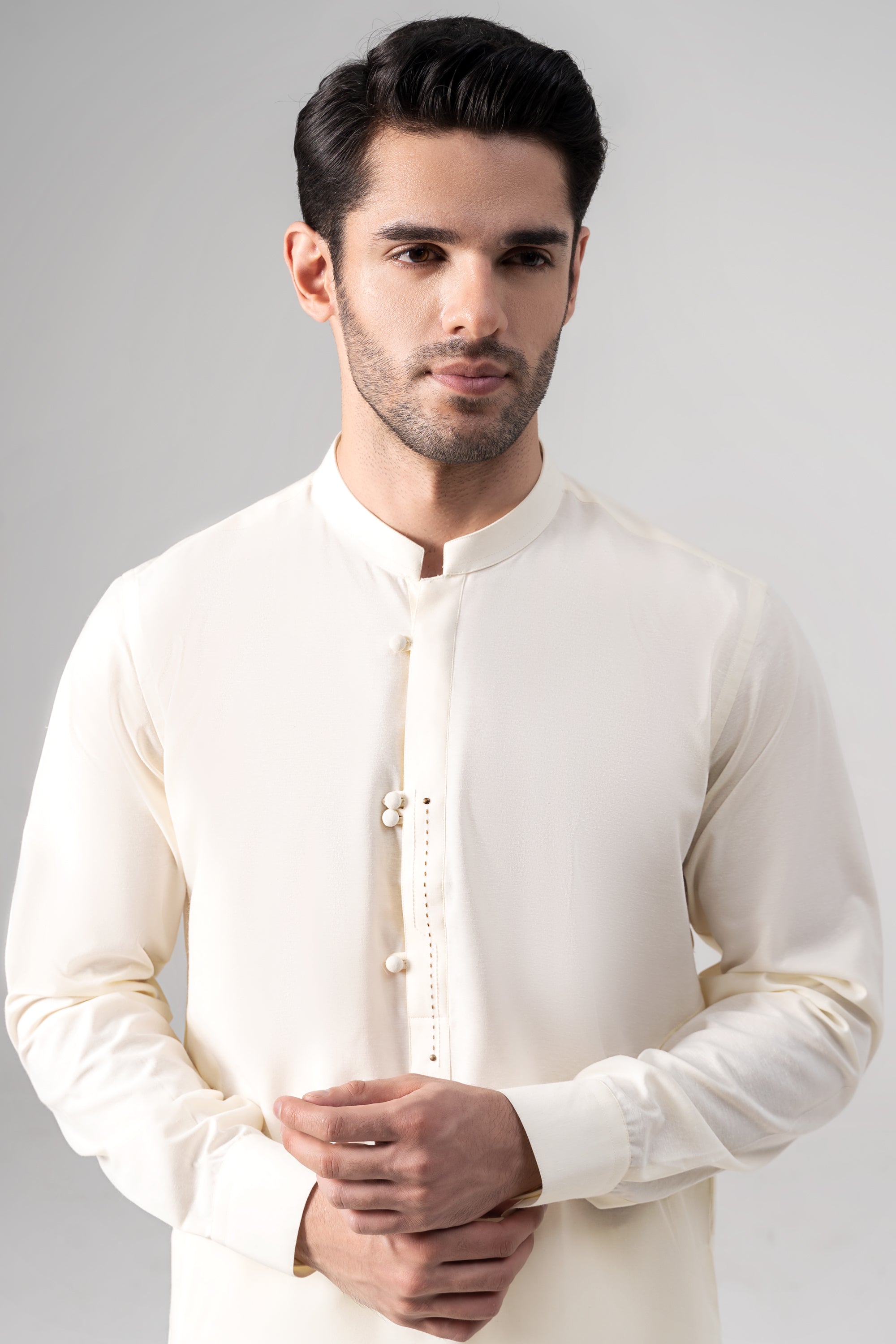 Karandi Kurta Pajama - SIGNATURE COLLECTION OFF WHITE