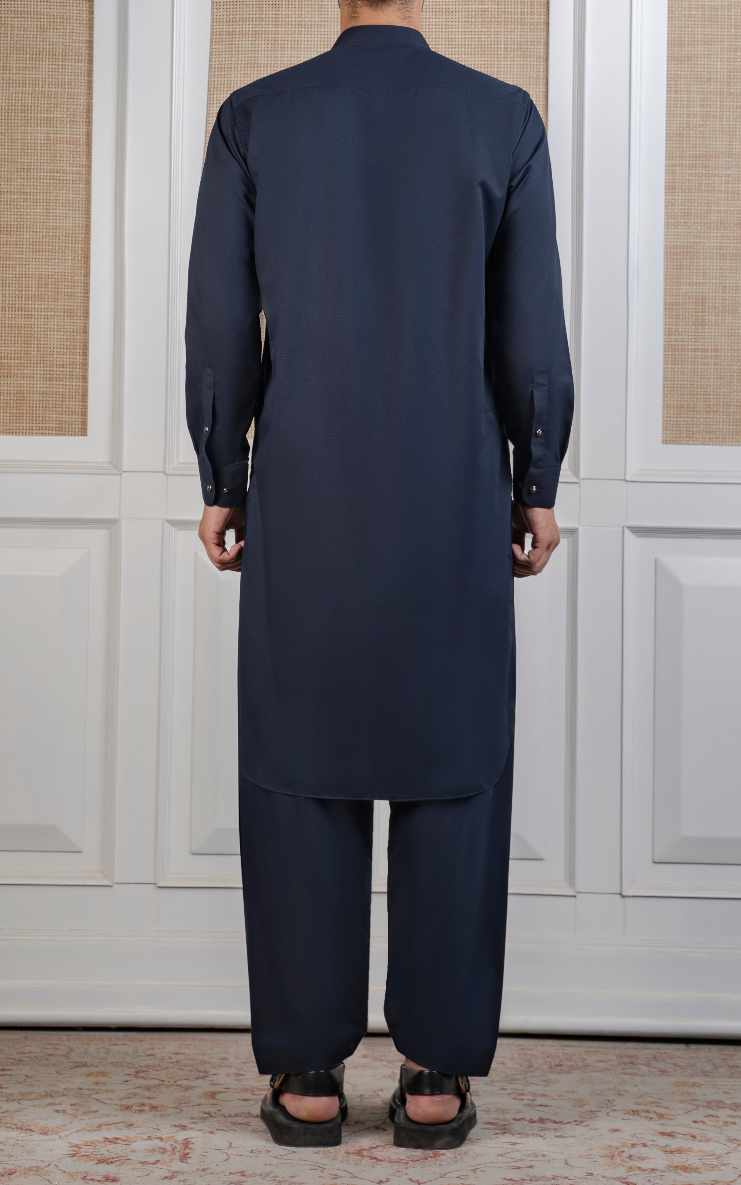 BLENDED KAMEEZ SHALWAR - SIGNATURE COLLECTION NAVY