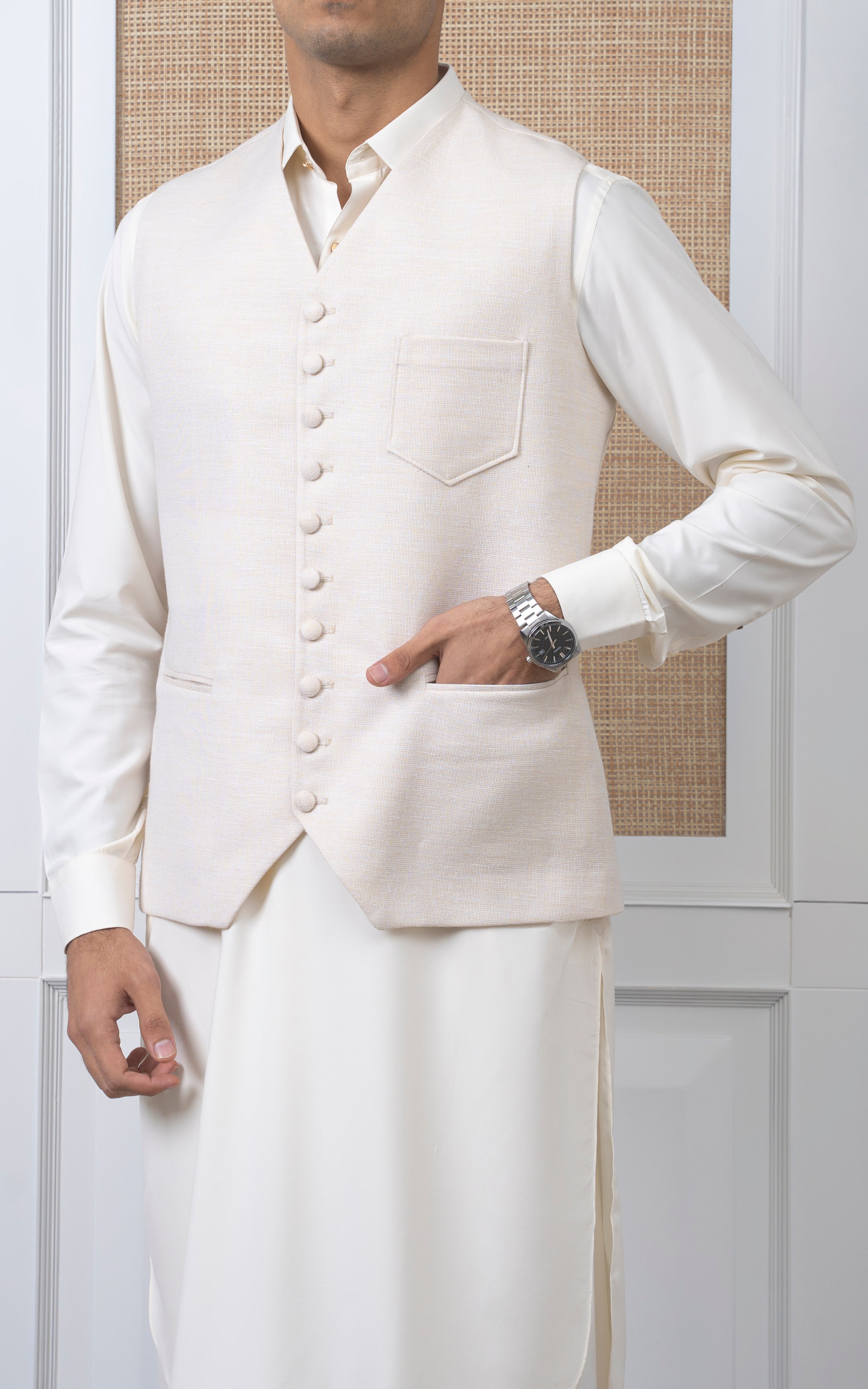 COTTON NET W/C SIGNATURE COLLECTION CREAM