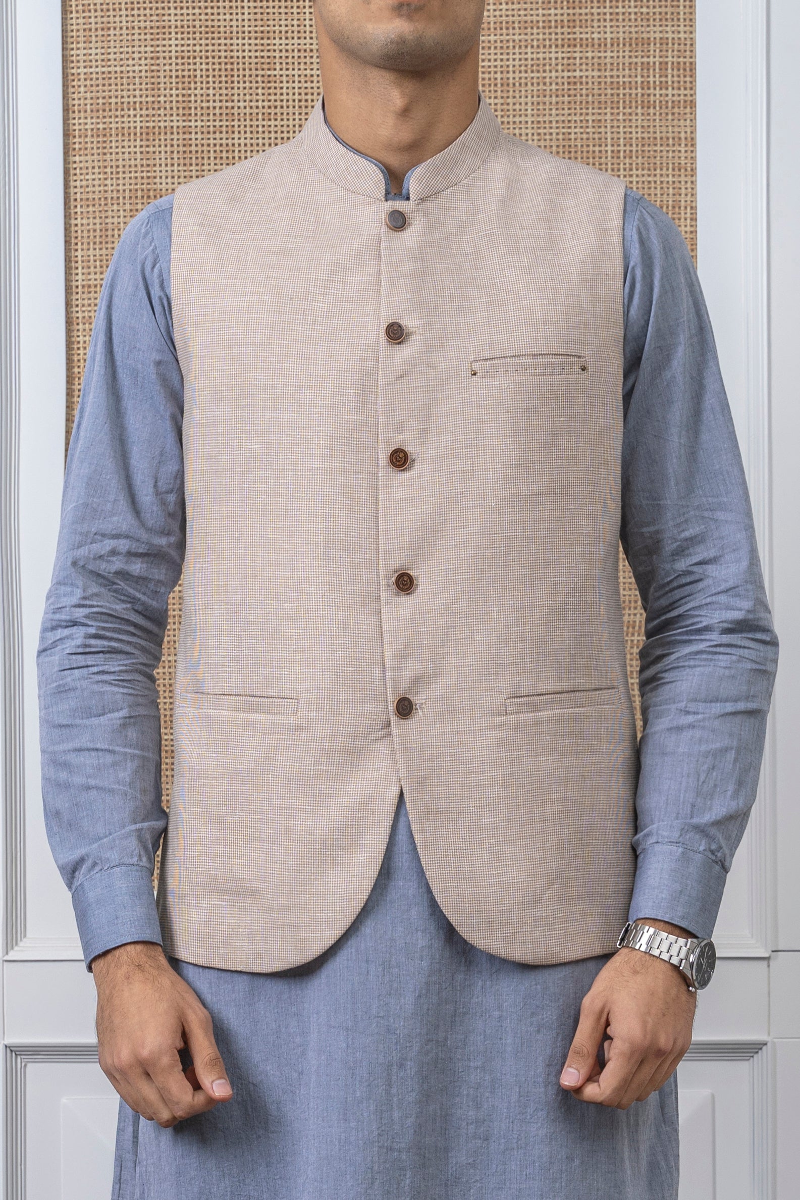 BLENDED COTTON W/C - PREMIUM COLLECTION LIGHT KHAKI