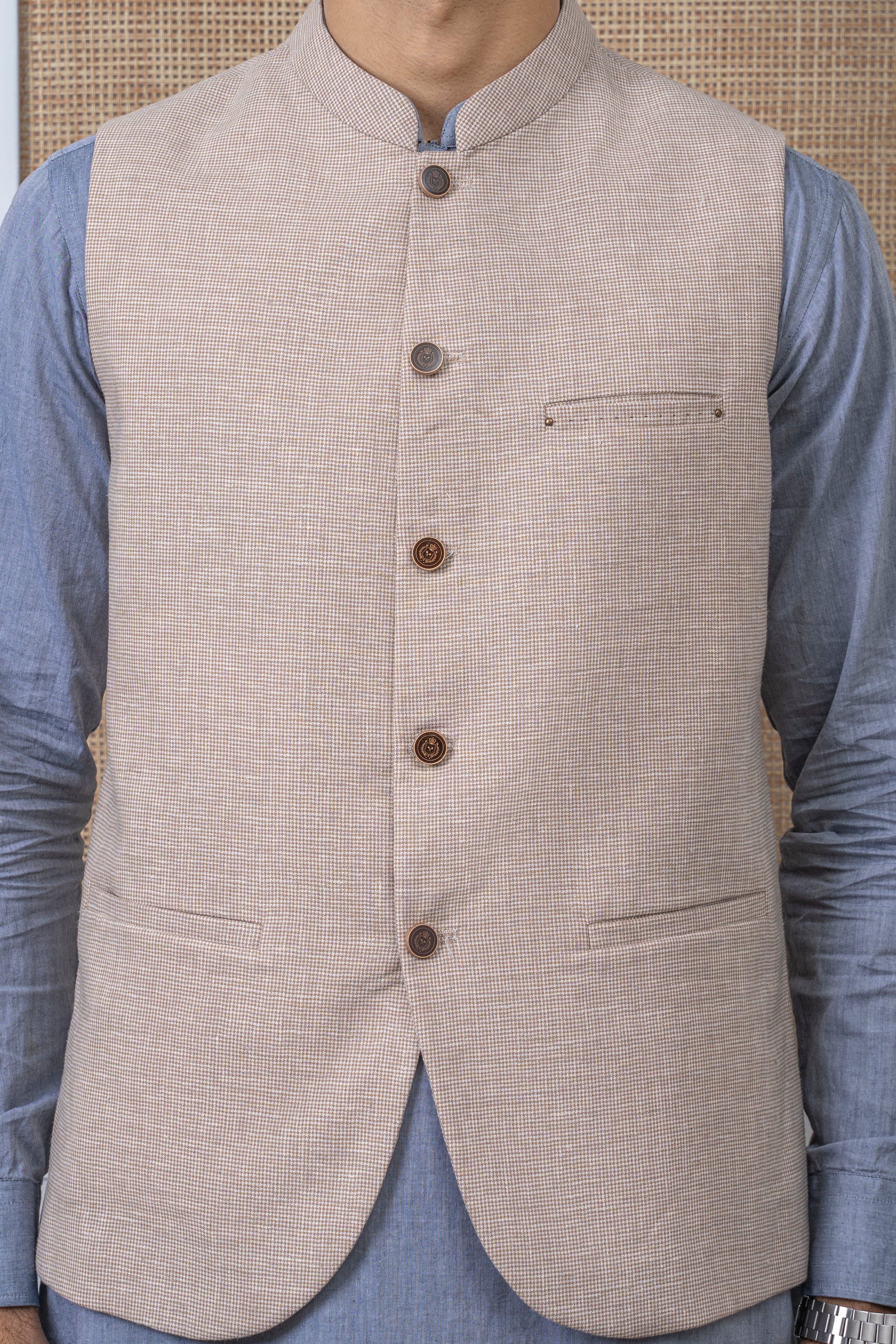 BLENDED COTTON W/C - PREMIUM COLLECTION LIGHT KHAKI
