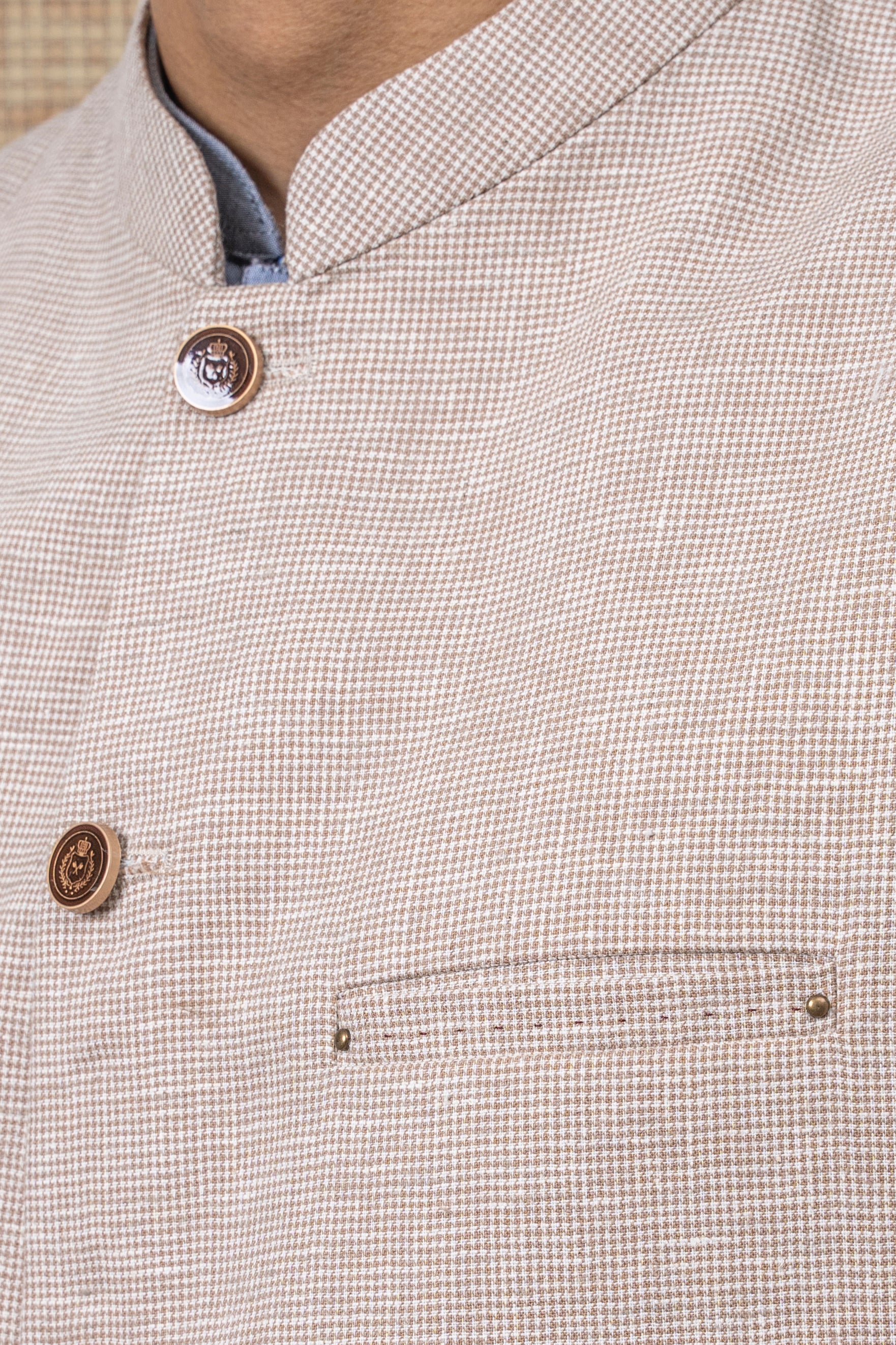 BLENDED COTTON W/C - PREMIUM COLLECTION LIGHT KHAKI