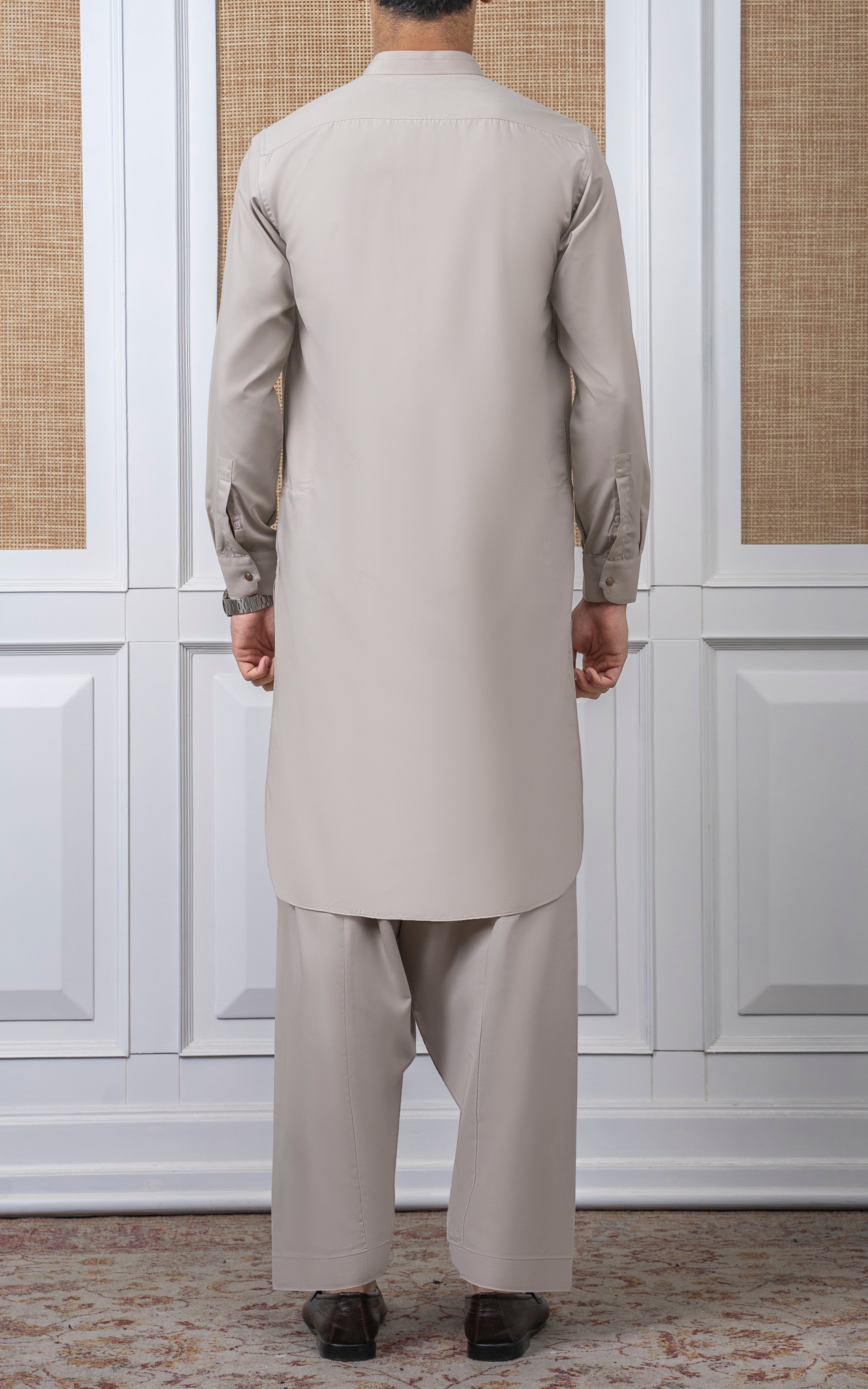 BLENDED KAMEEZ SHALWAR - SIGNATURE COLLECTION ALMOND