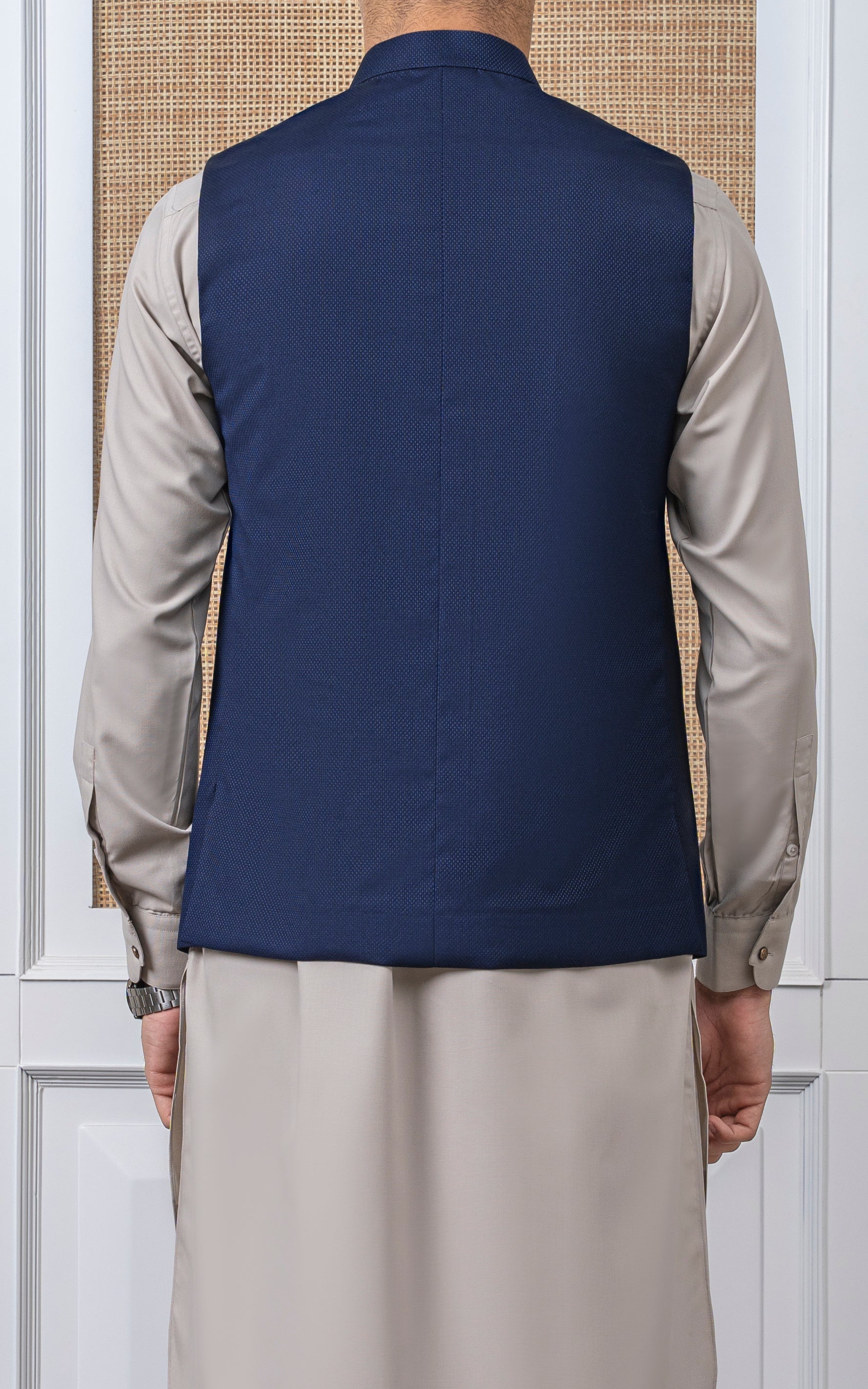 SELF TEXTURED W/C - SIGNATURE COLLECTION NAVY