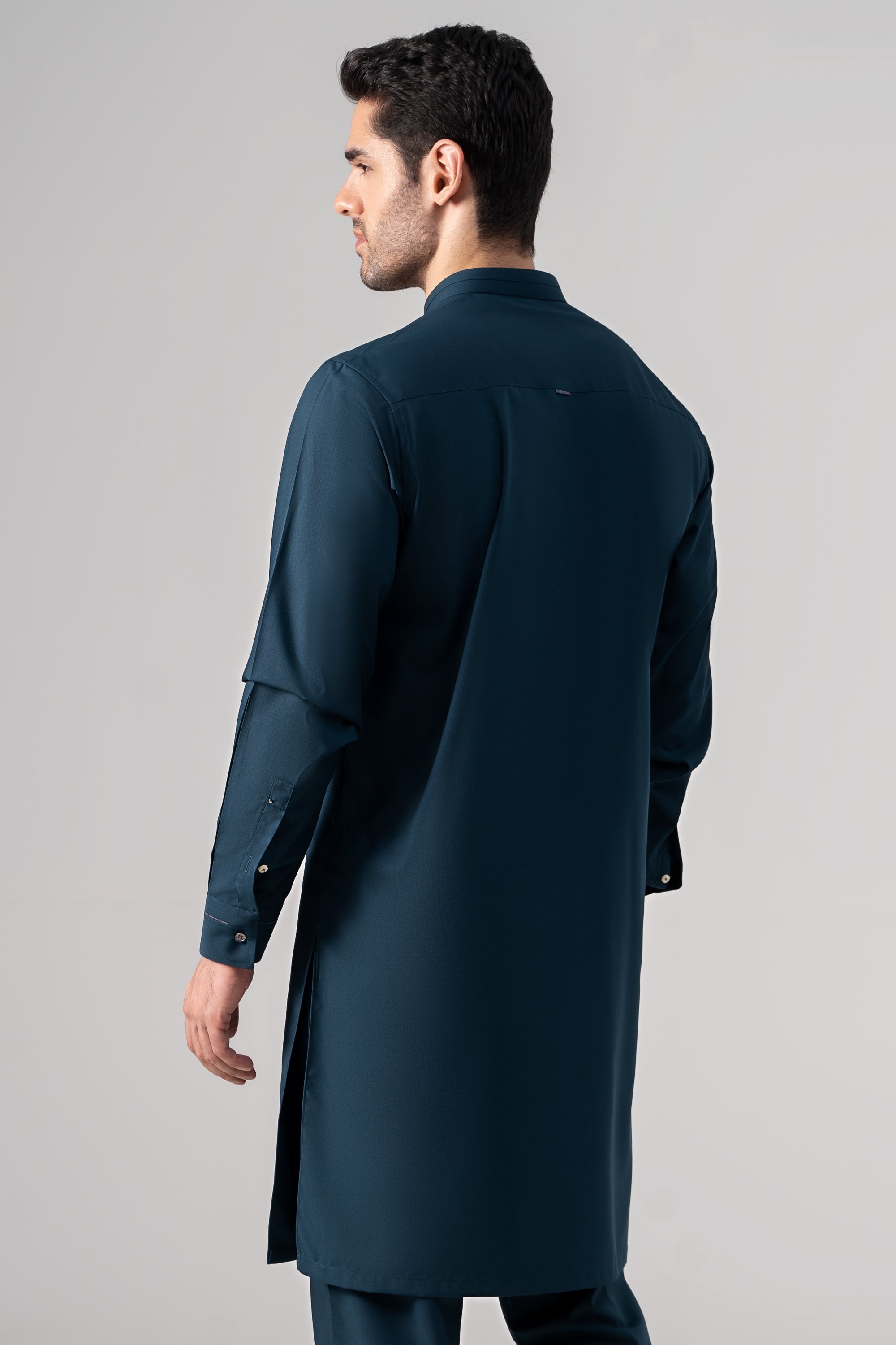 PREMIUM WASH & WEAR KURTA PAJAMA TEAL BLUE