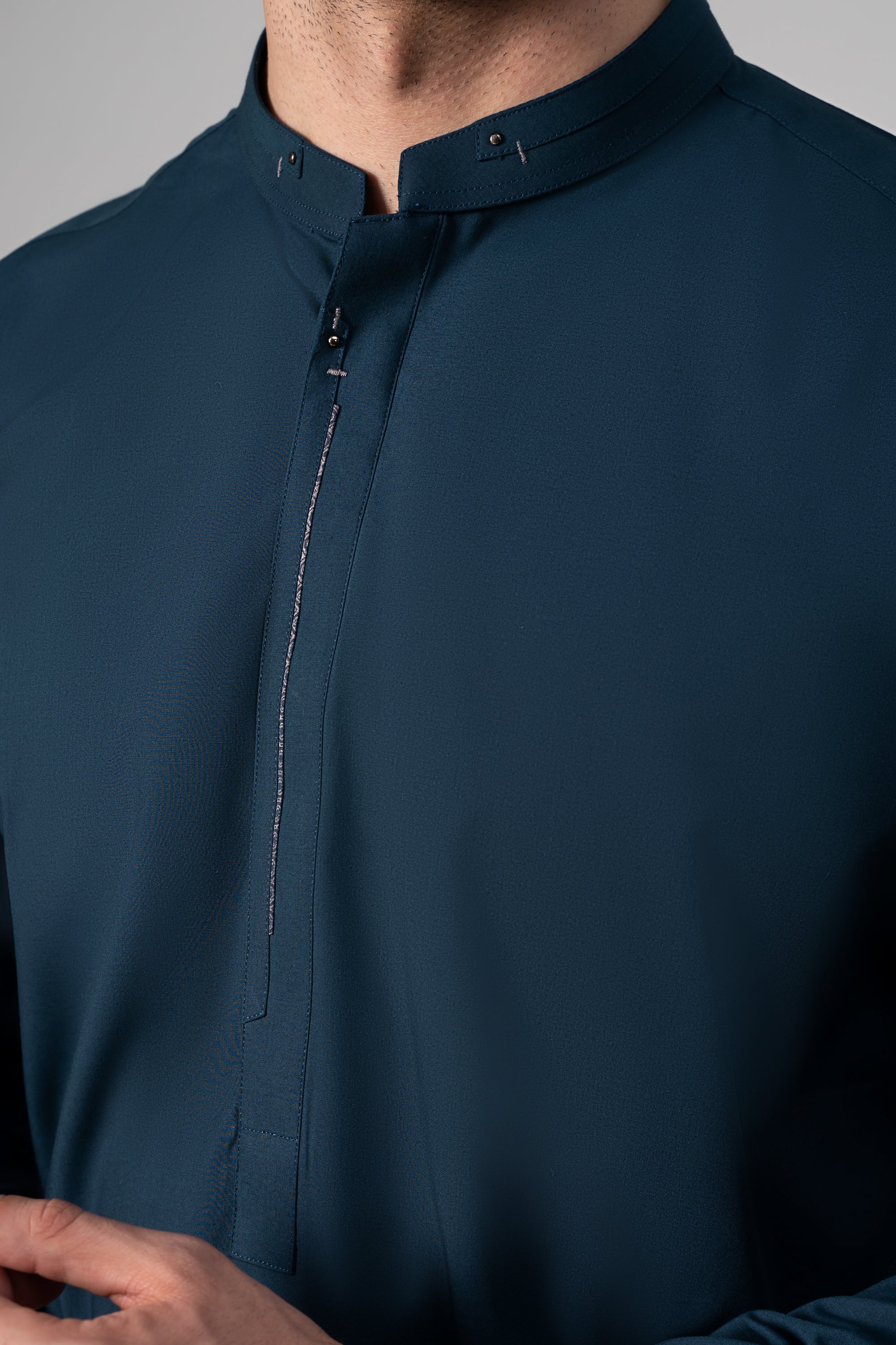 PREMIUM WASH & WEAR KURTA PAJAMA TEAL BLUE