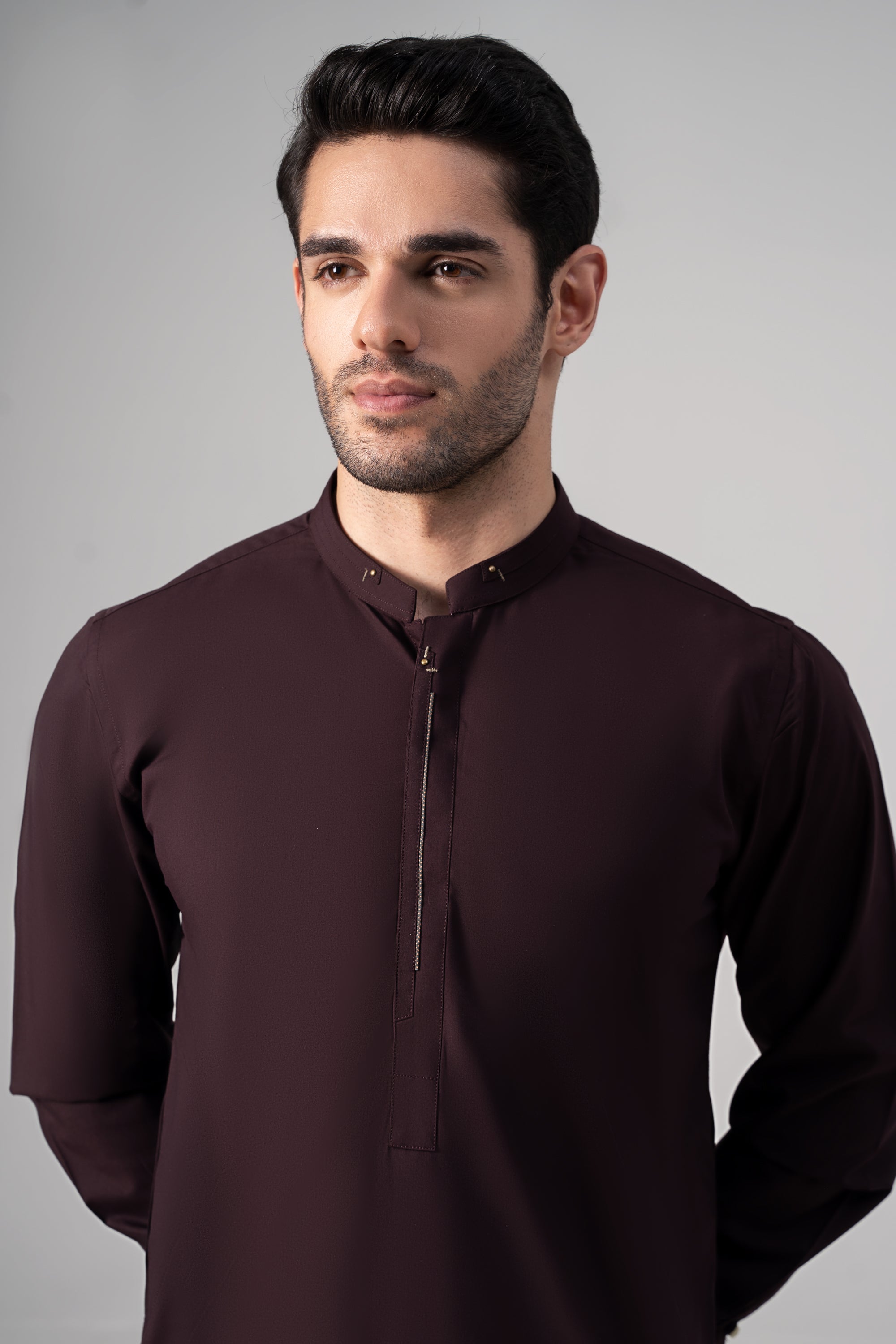 PREMIUM WASH & WEAR KURTA PAJAMA MAROON