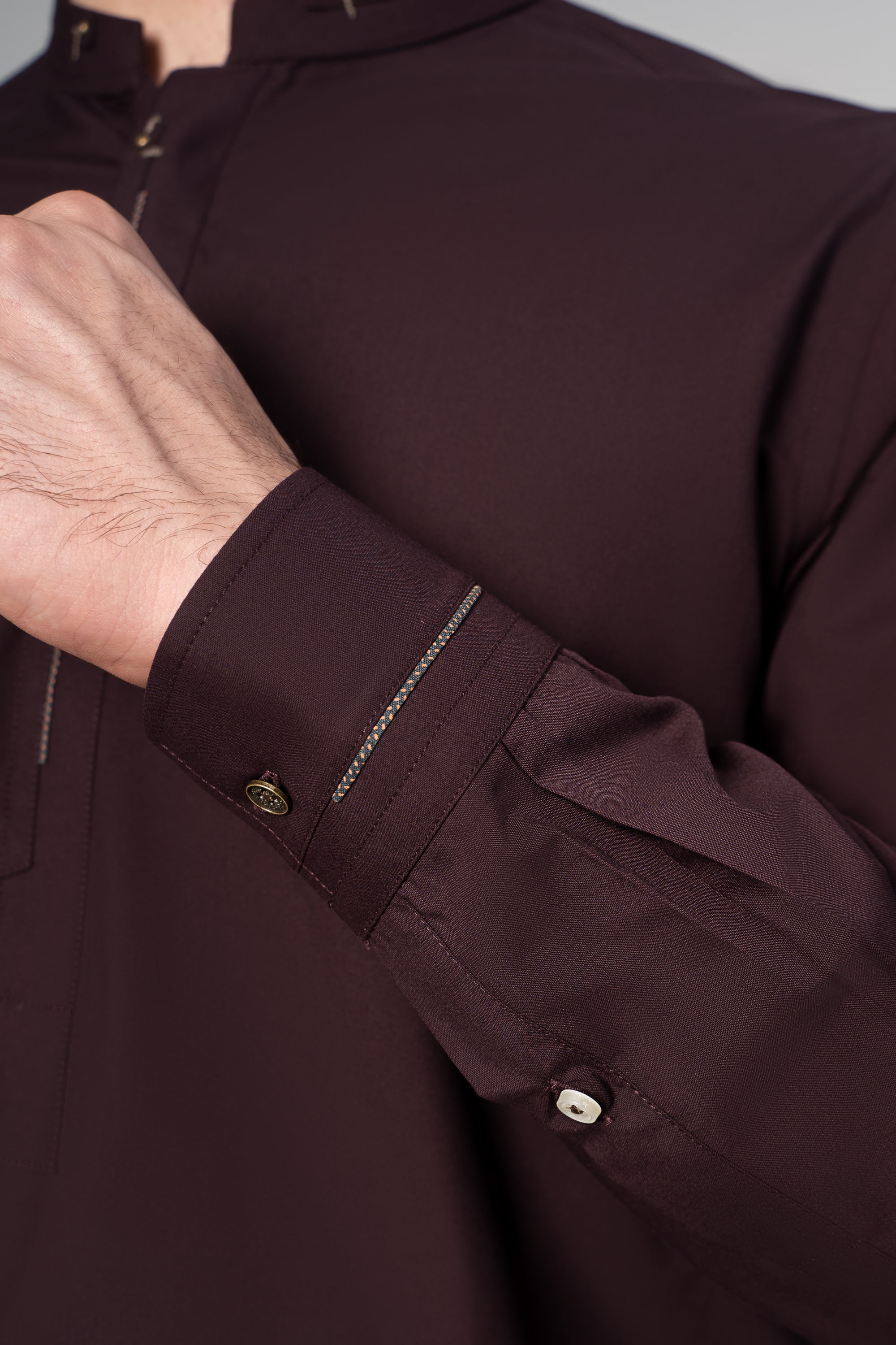 PREMIUM WASH & WEAR KURTA PAJAMA MAROON