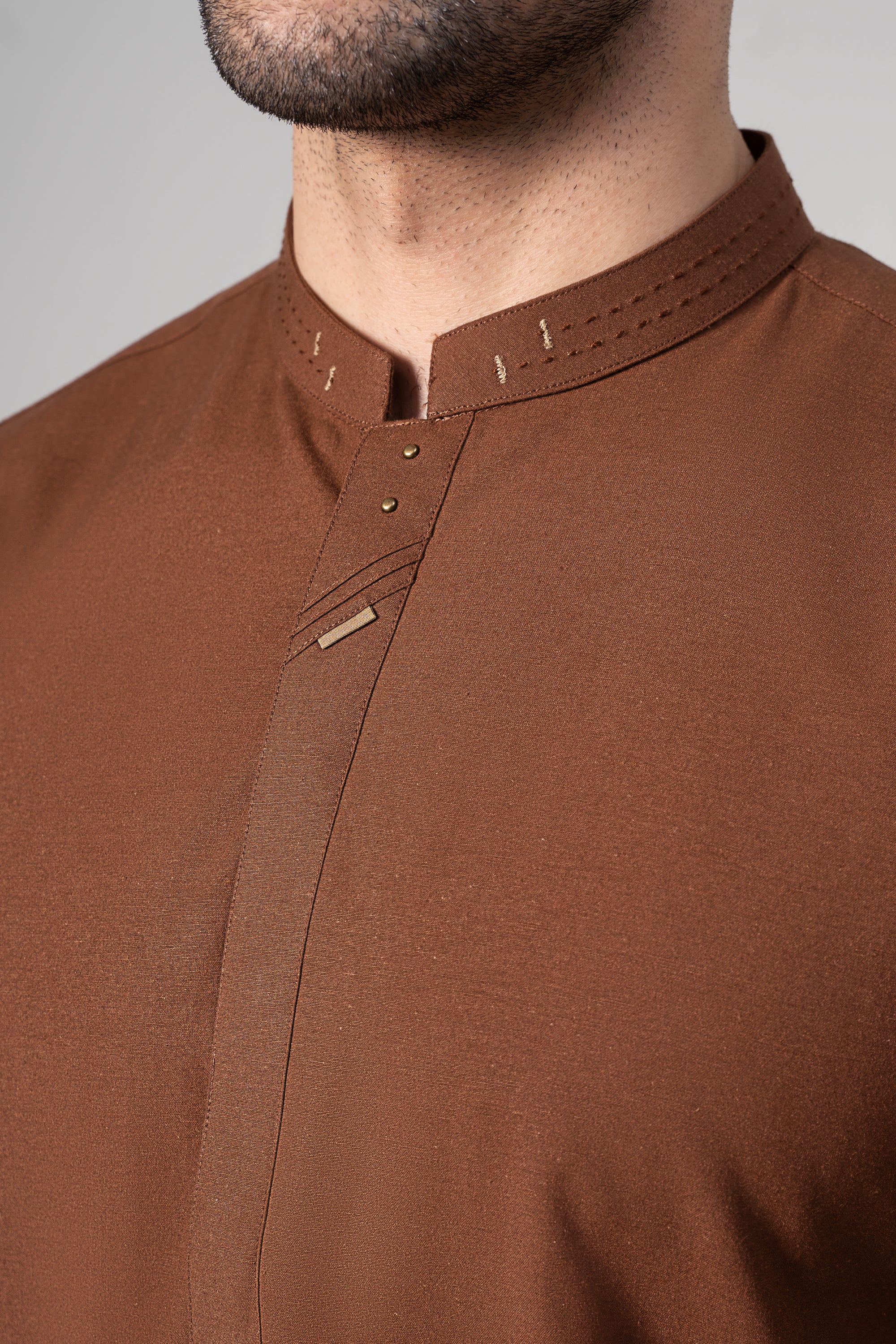 KARANDI KURTA PAJAMA -SIGNATURE COLLECTION DARK MUSTARD
