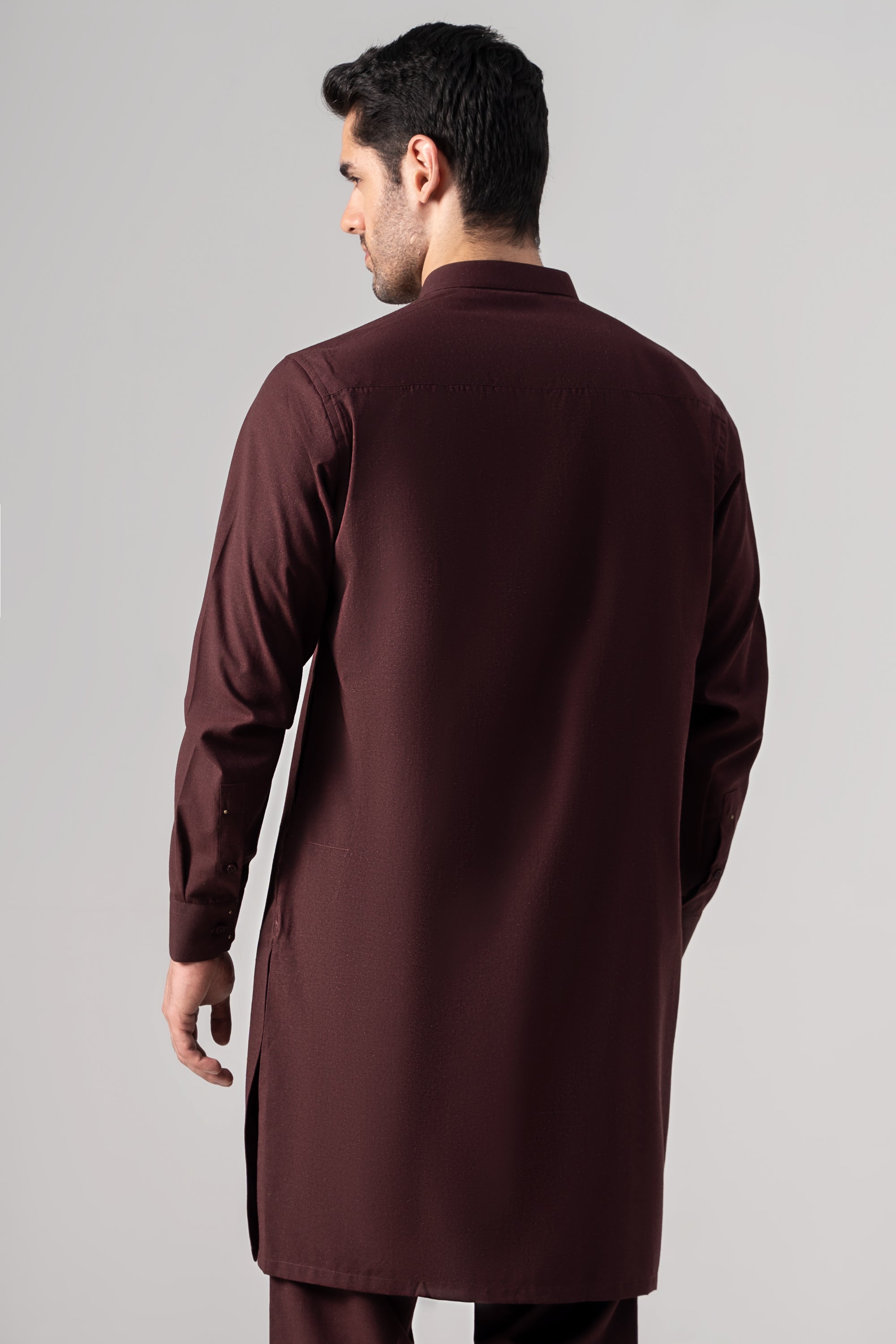 Karandi Kurta Pajama - SIGNATURE COLLECTION MAROON