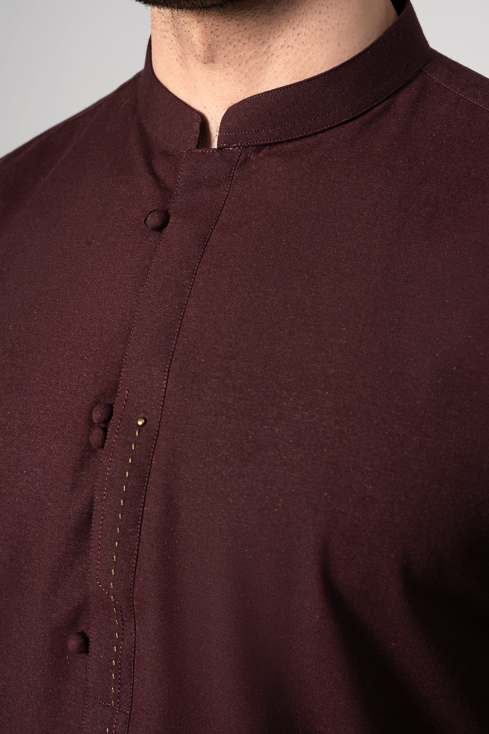 Karandi Kurta Pajama - SIGNATURE COLLECTION MAROON